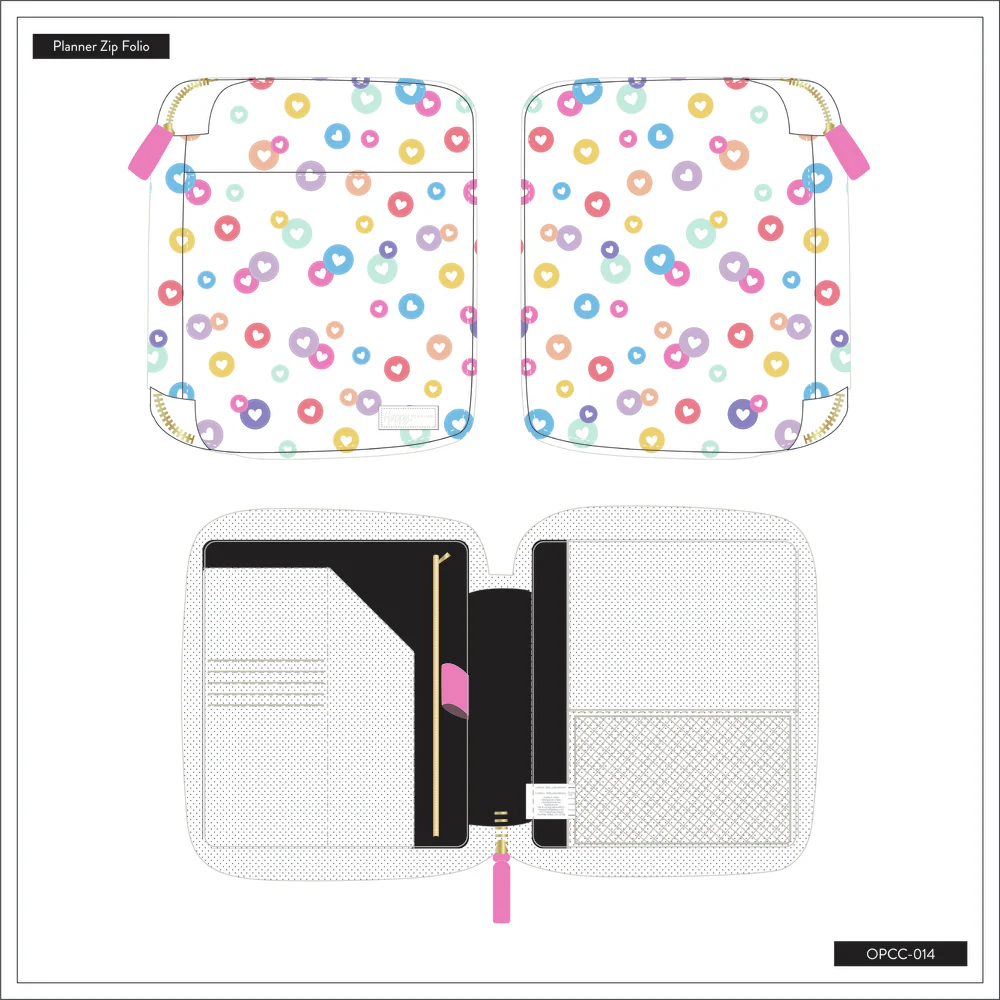 Happy Brights - Classic Planner Zip Folio - Image 6