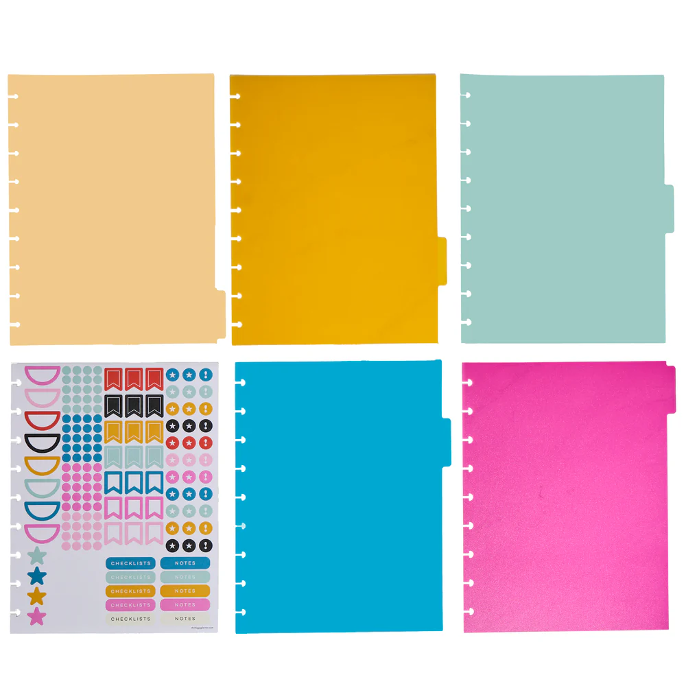 Happy Brights - Classic Plastic Dividers - 5 Pack - Image 4