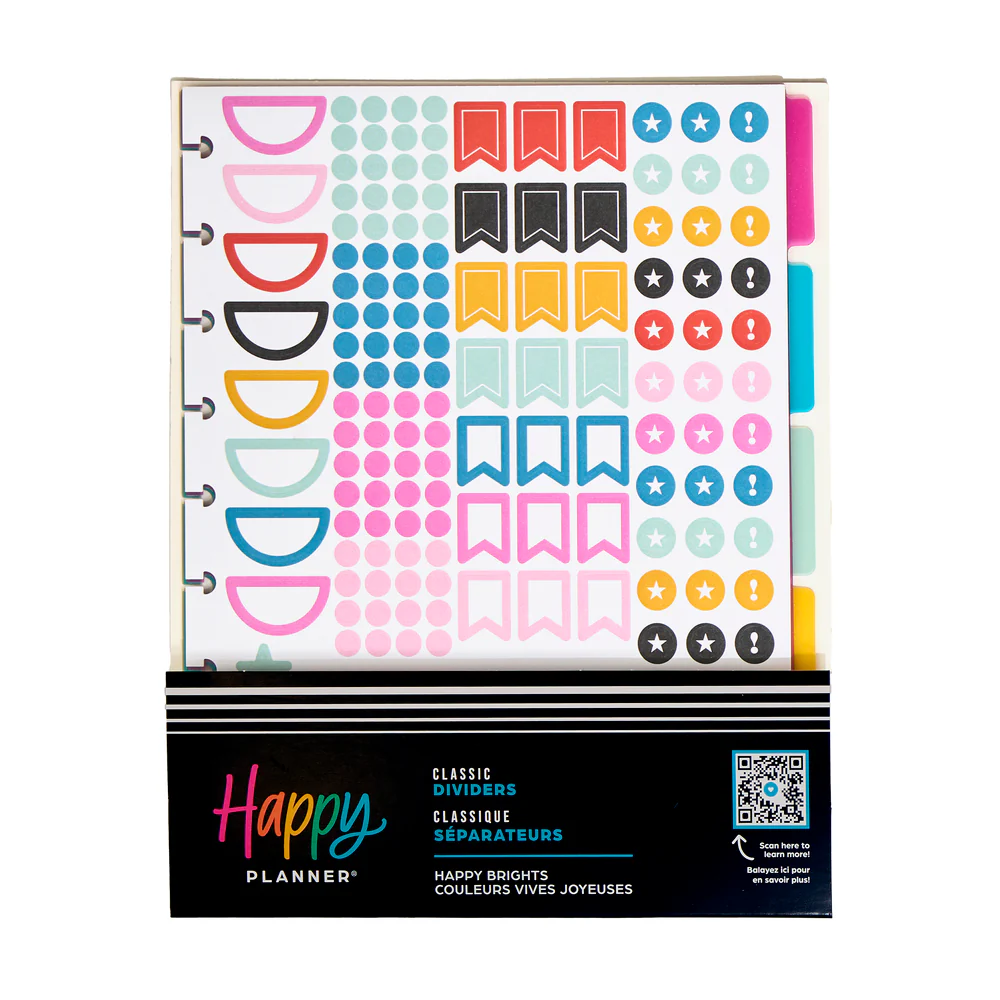 Happy Brights - Classic Plastic Dividers - 5 Pack - Image 5