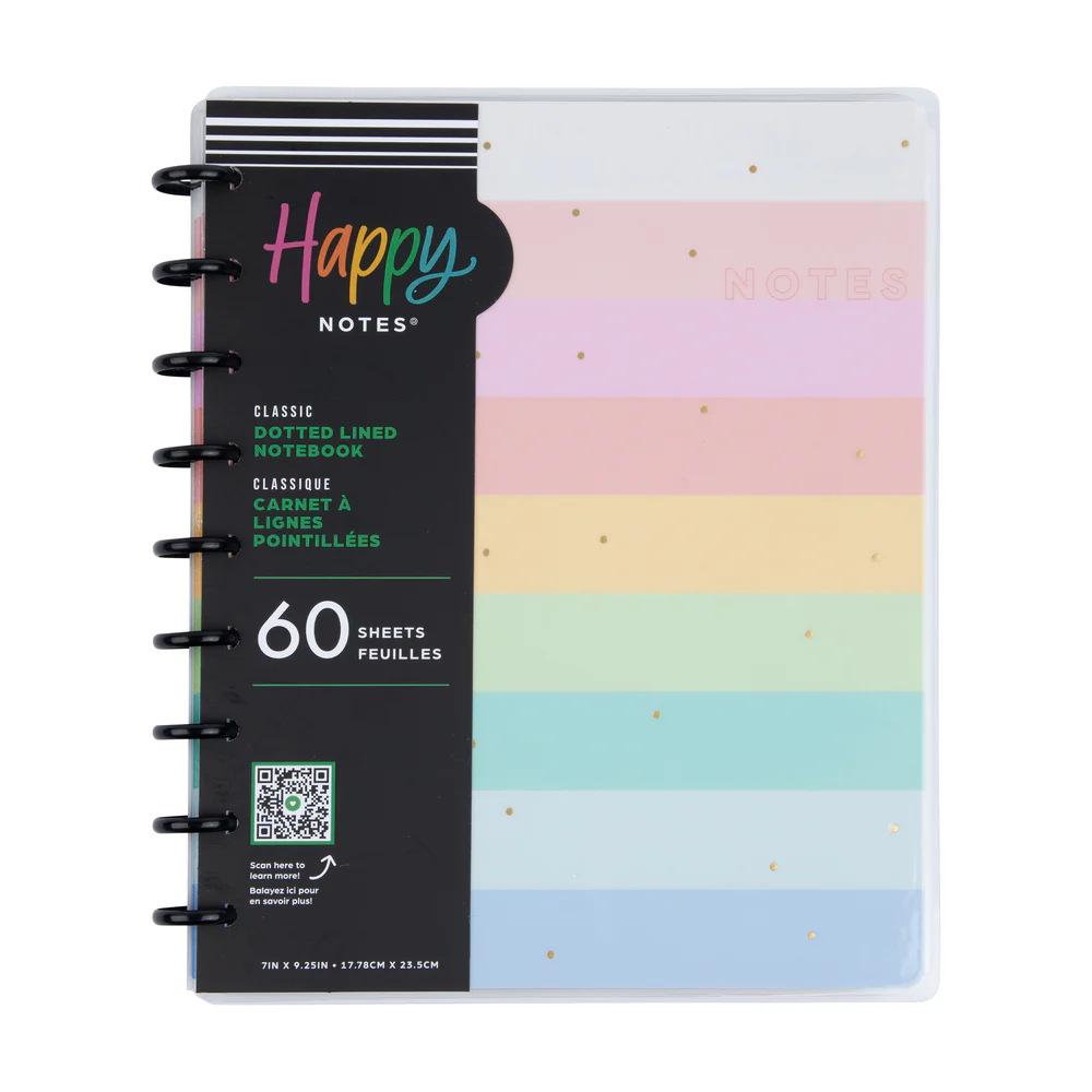 Happy Brights - Dotted Lined Classic Notebook - 60 Sheets - Image 7