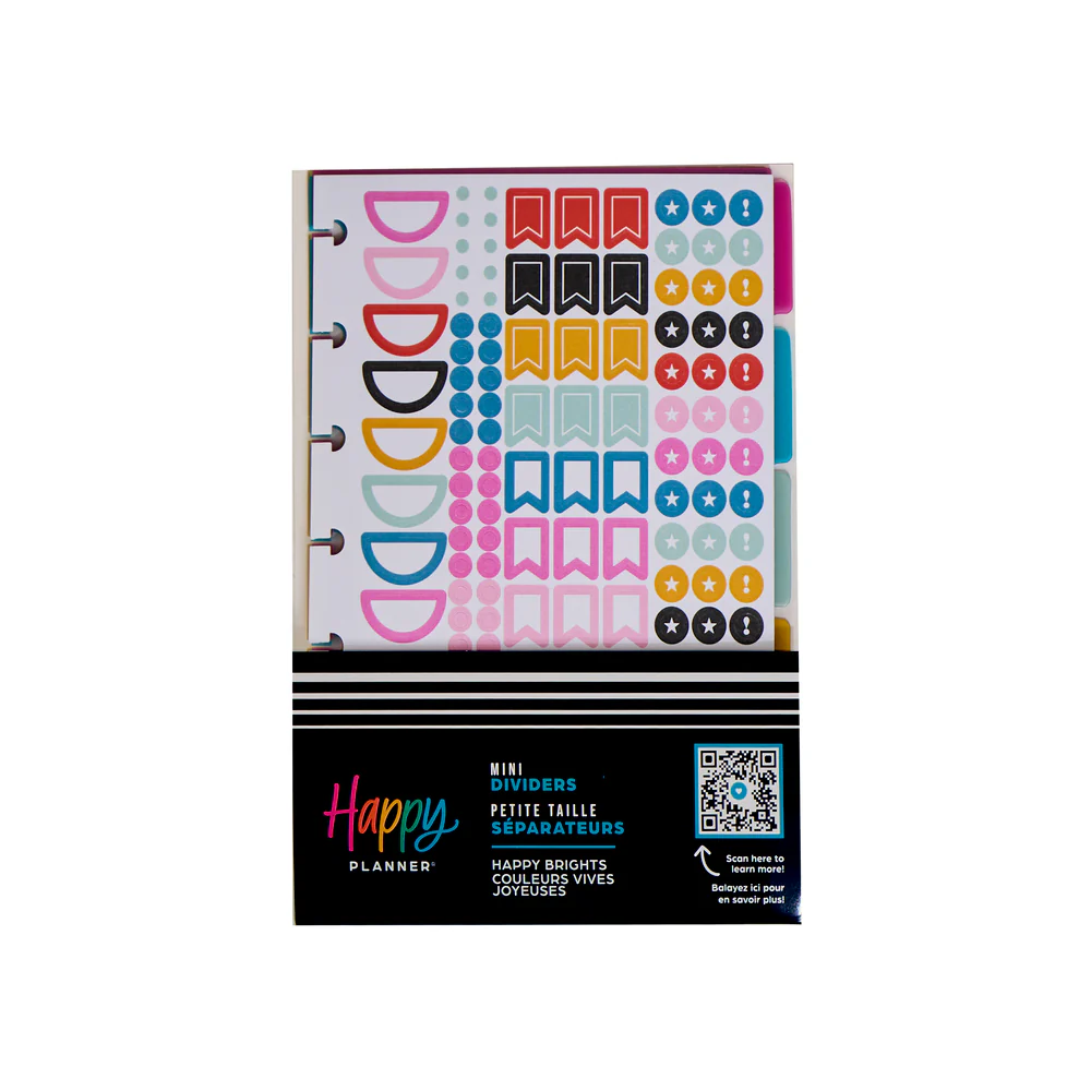 Happy Brights - Mini Plastic Dividers - 5 Pack - Image 5