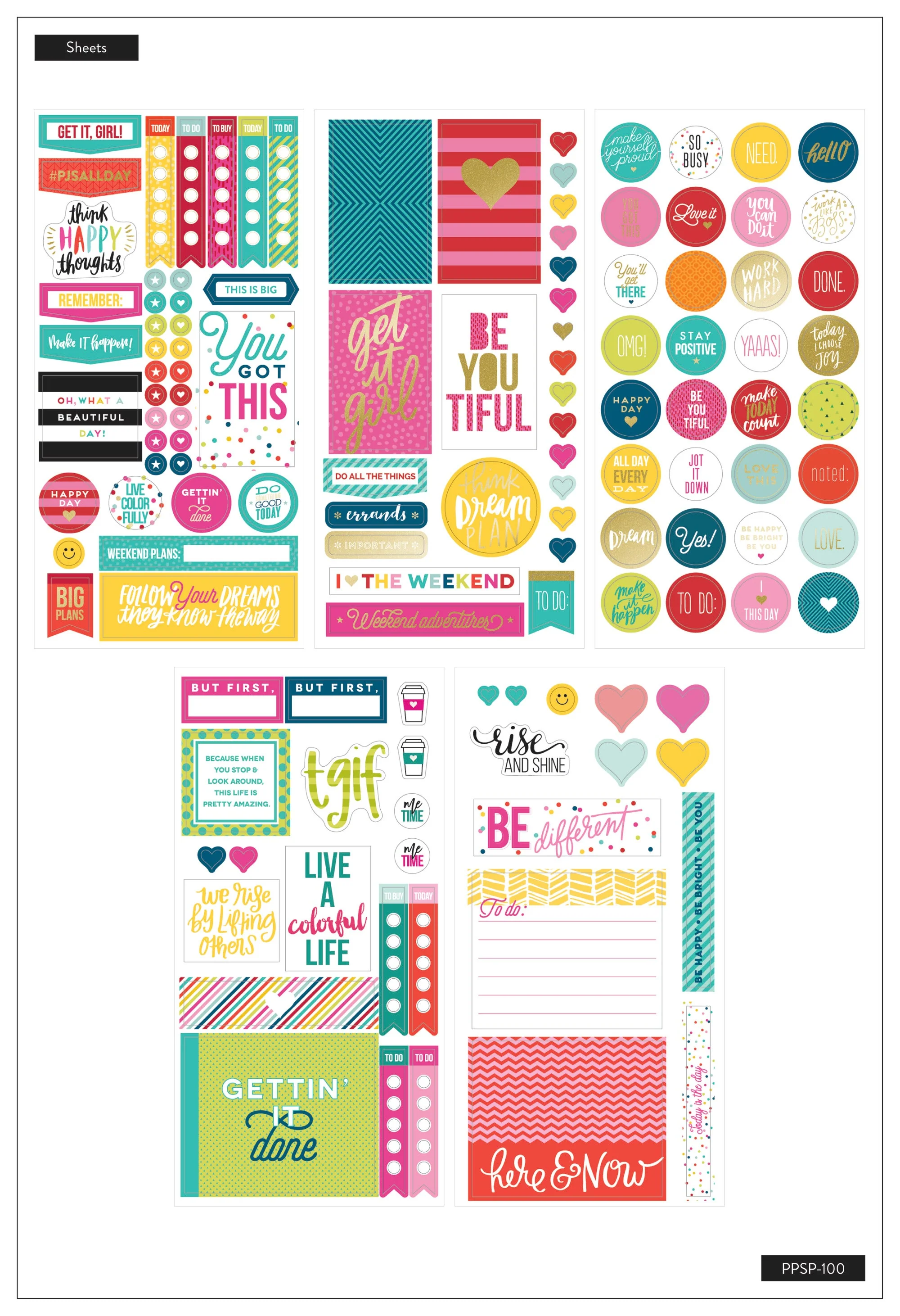 Happy Brights - Snap-in Sticker Pad - Image 2