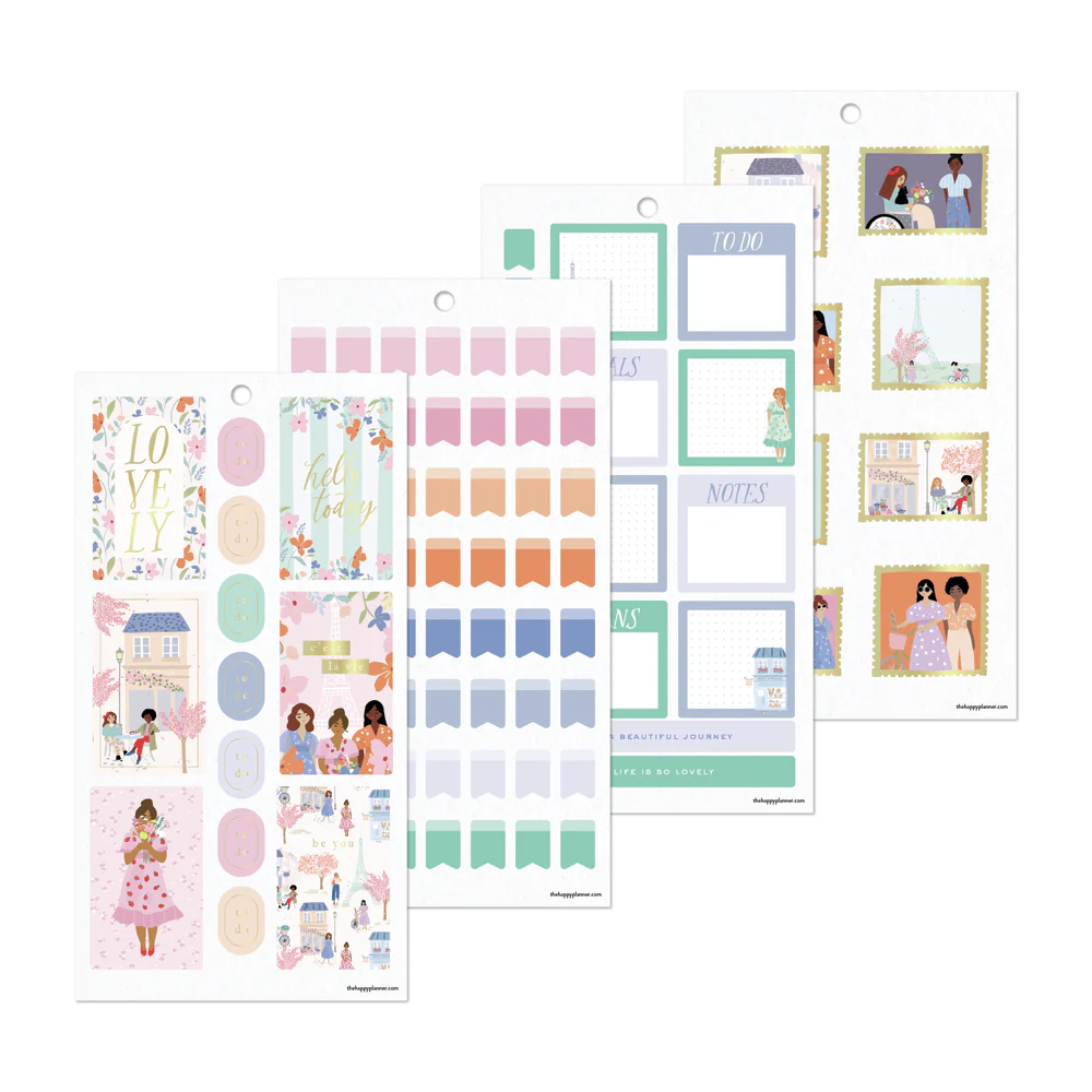 Happy In Paris - Value Pack Stickers - Image 10