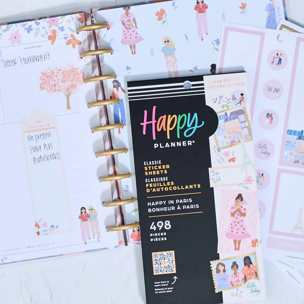 Happy In Paris - Value Pack Stickers - Image 3