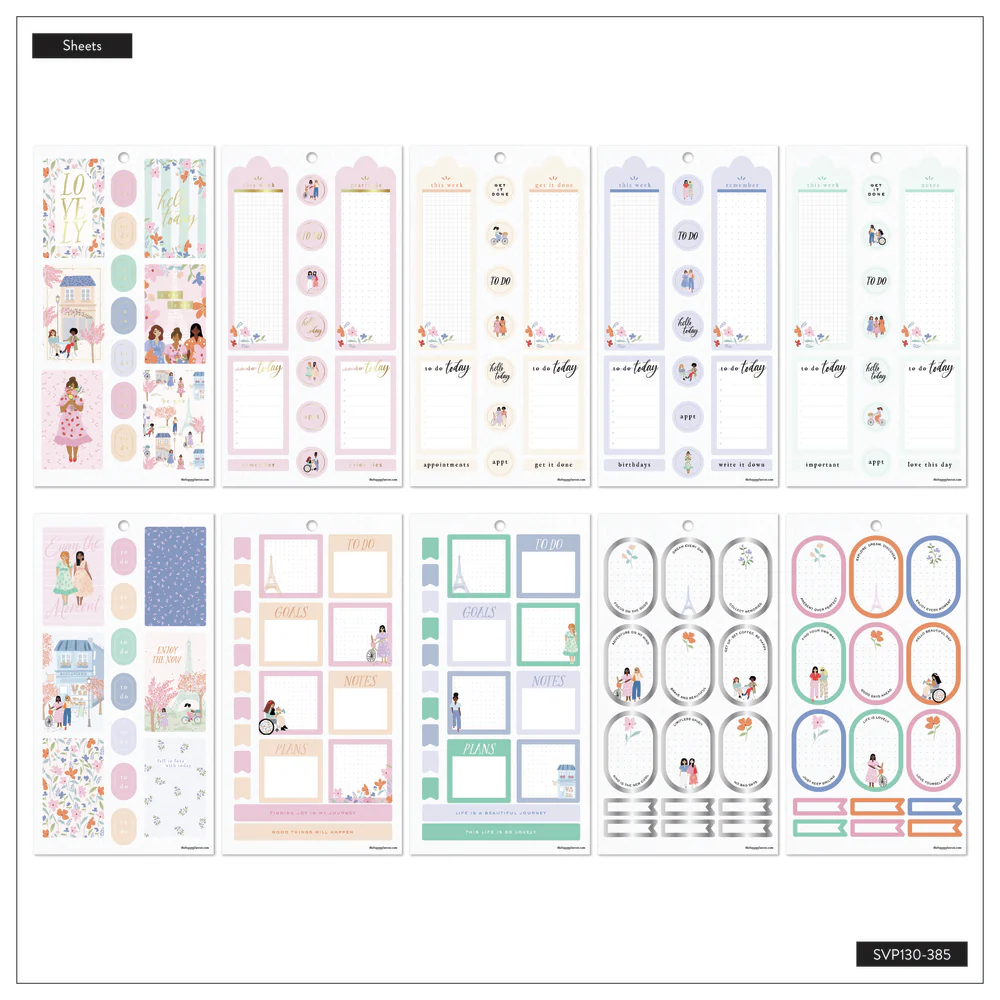 Happy In Paris - Value Pack Stickers - Image 6