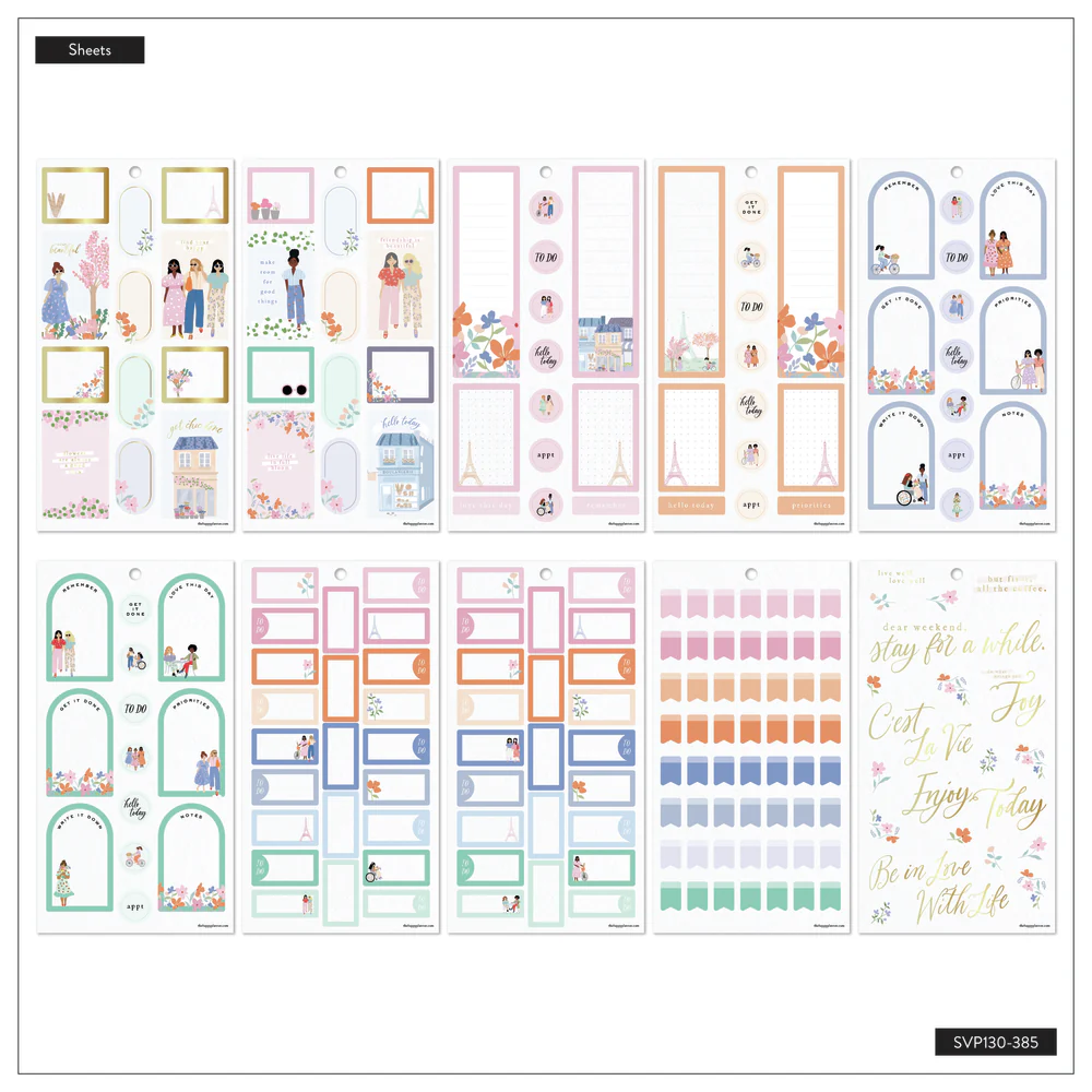Happy In Paris - Value Pack Stickers - Image 7