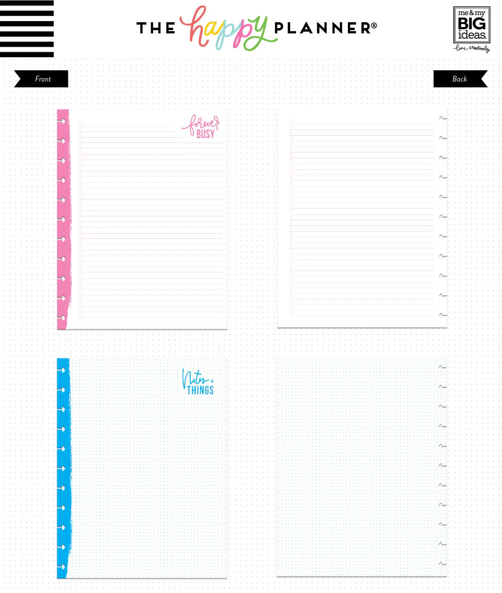 Neon Happy Life Fill Paper - BIG - Image 2