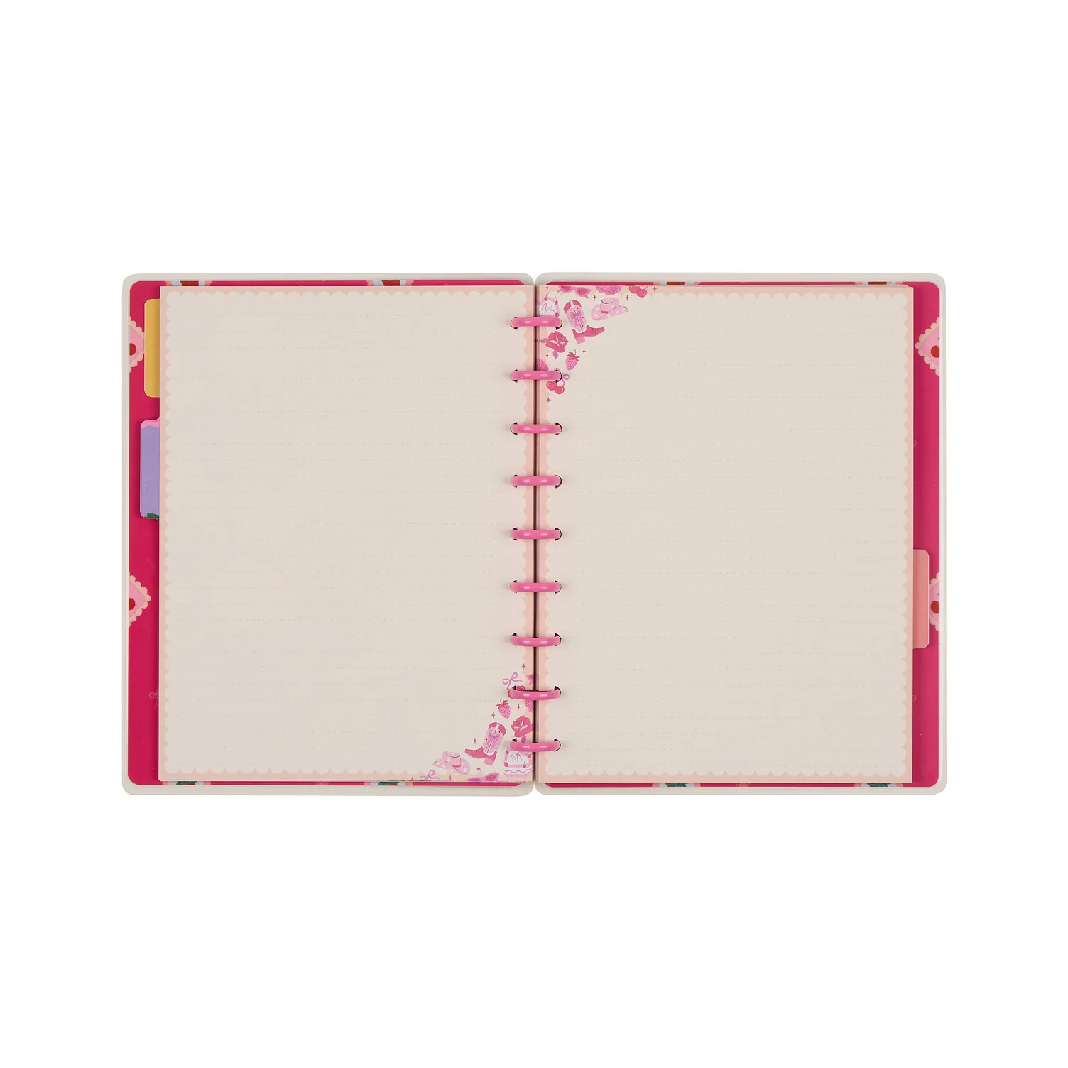 Happy Little Vibes - Dotted Lined Classic Notebook - 60 Sheets - Image 12