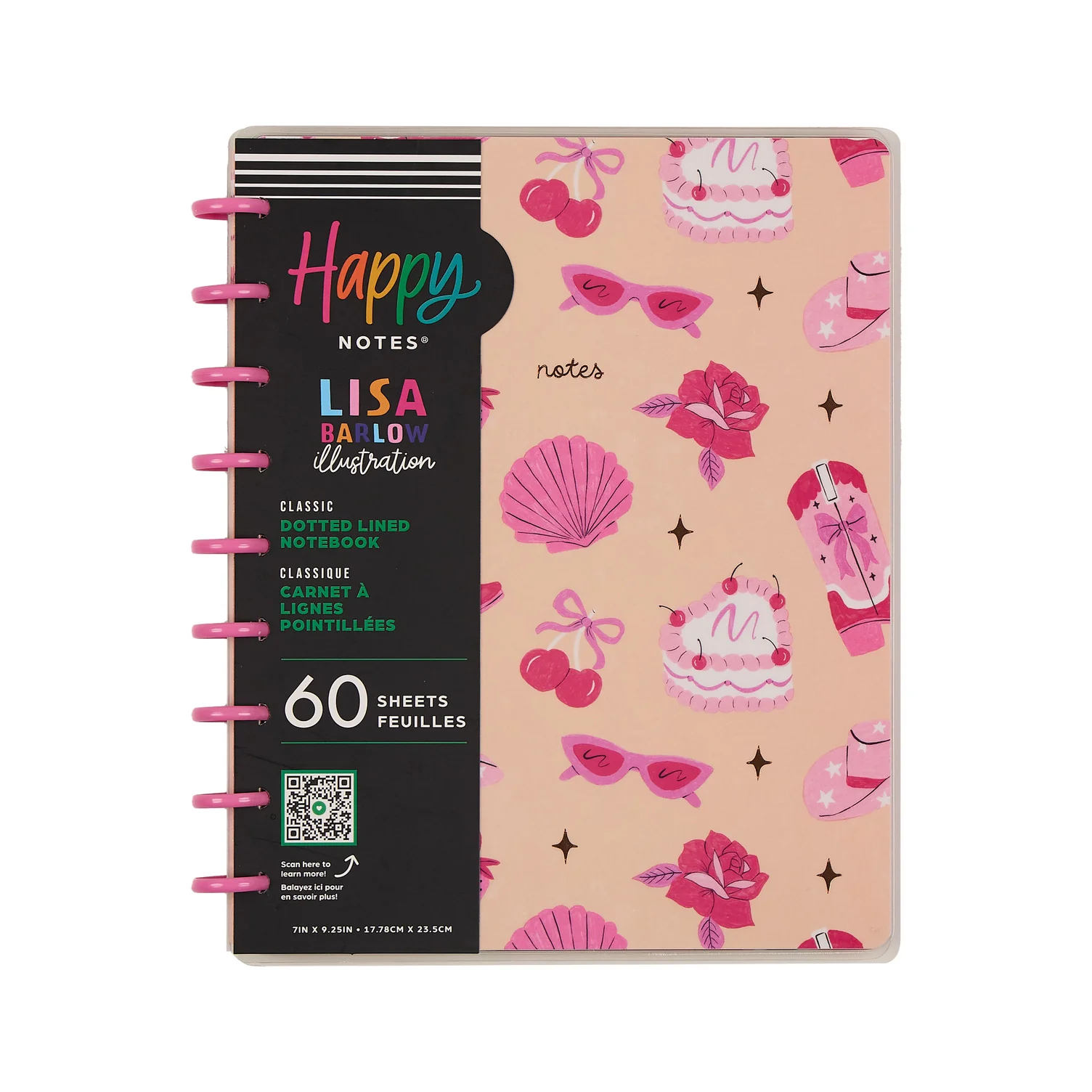 Happy Little Vibes - Dotted Lined Classic Notebook - 60 Sheets - Image 13