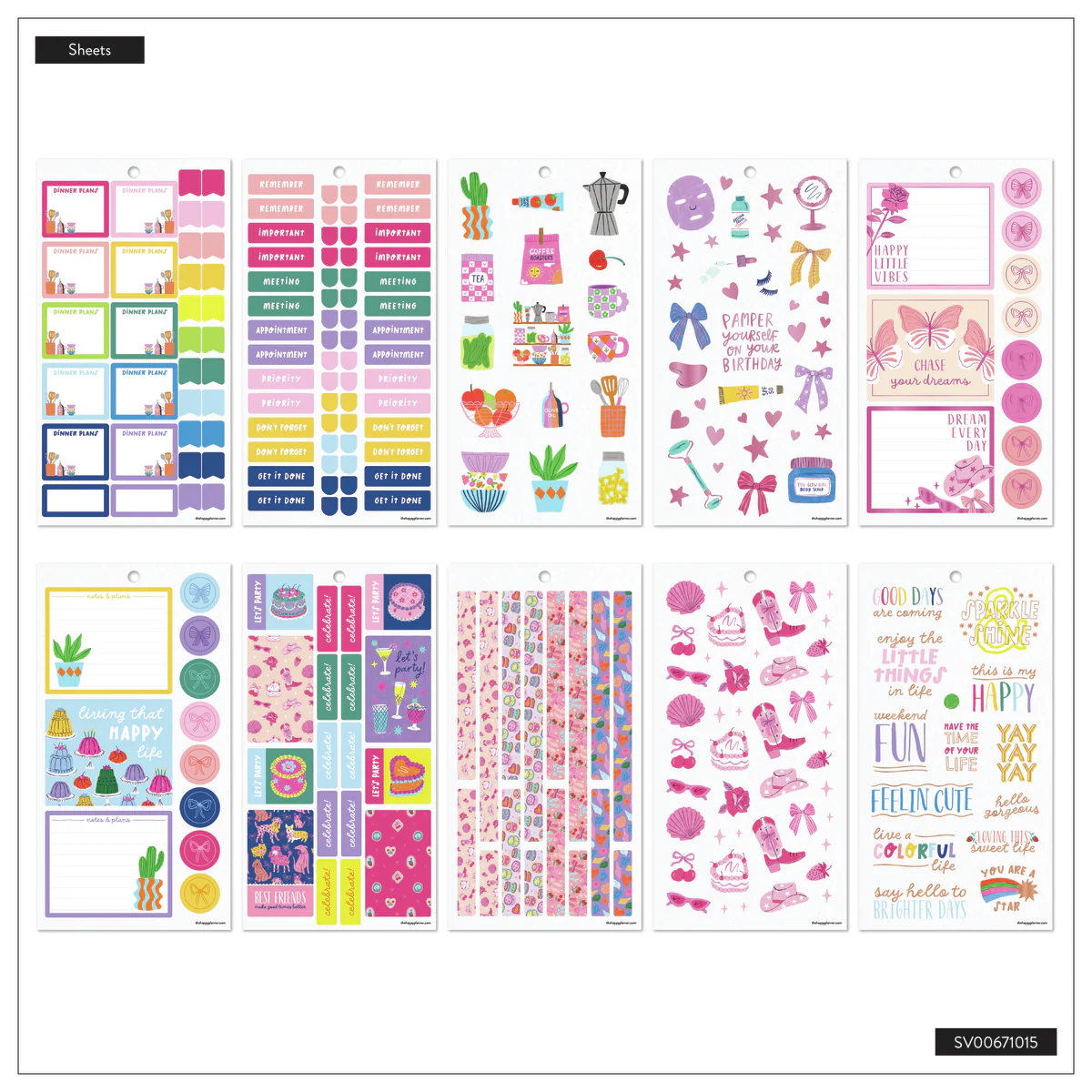 Happy Little Vibes - Value Pack Stickers - Image 8