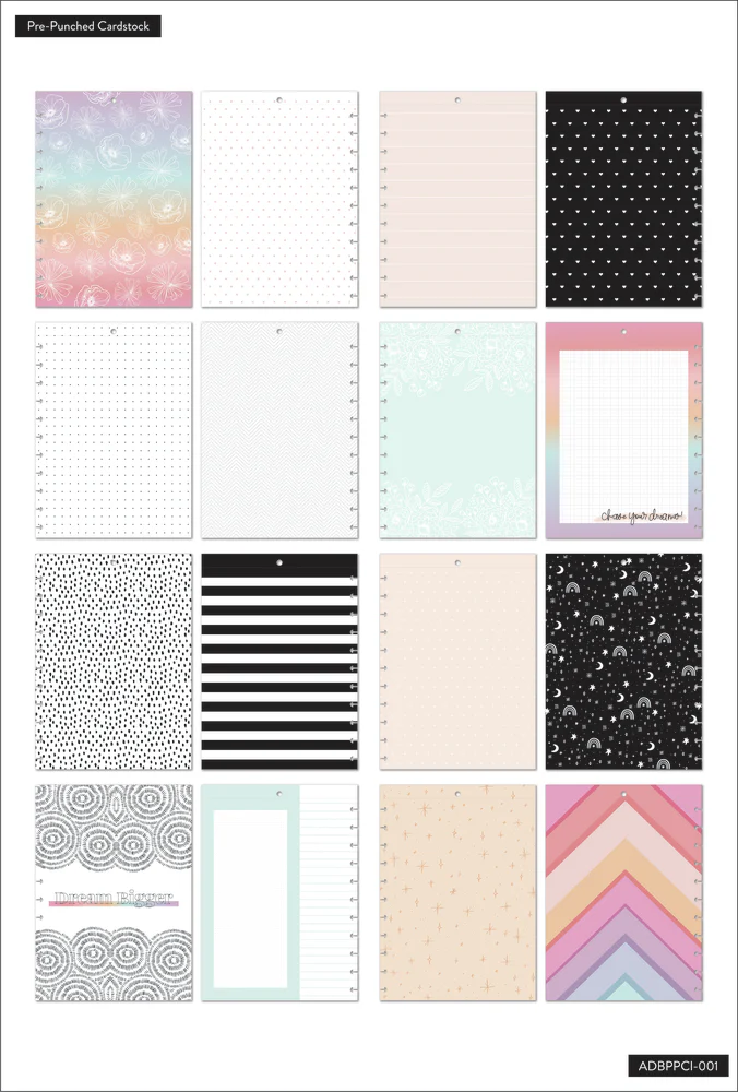 Happy Memory Keeping® - Muted Colors Big Pre-Punched Cardstock - Image 11
