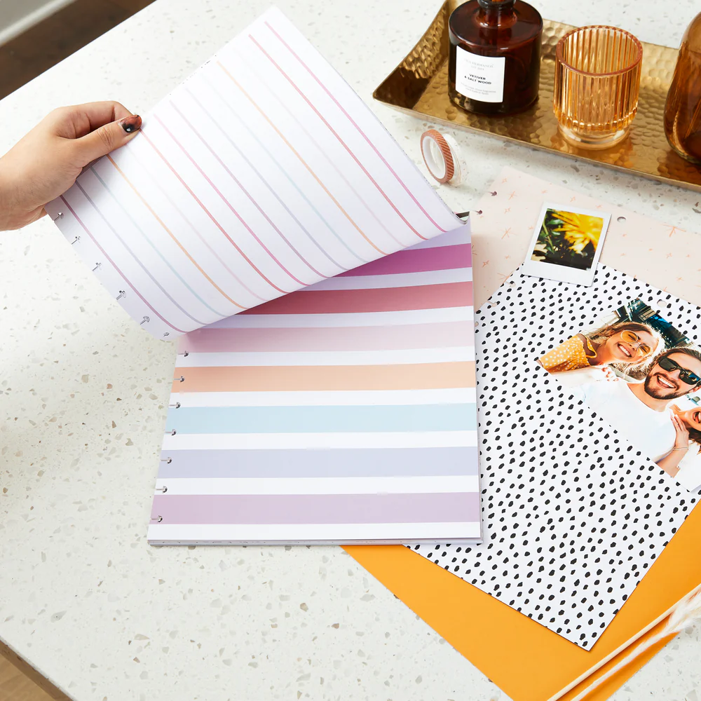 Happy Memory Keeping® - Muted Colors Big Pre-Punched Cardstock - Image 5