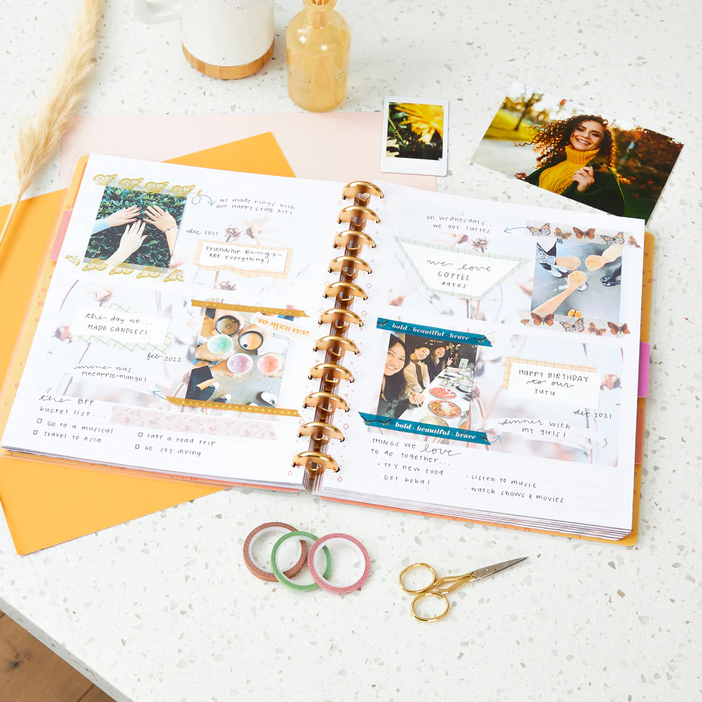 Happy Memory Keeping® Retro Blooms -  DELUXE Big Photo Journal - Image 11
