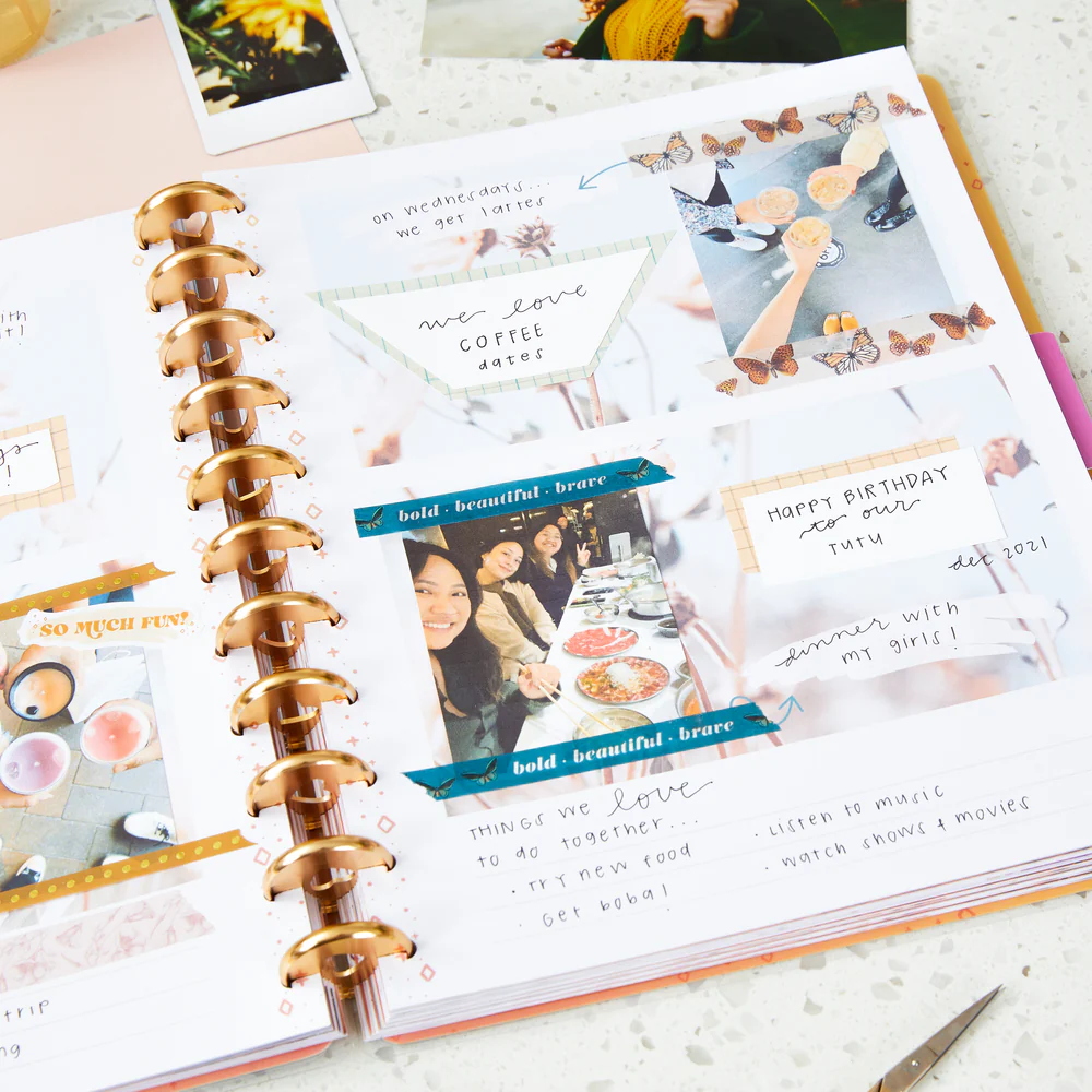 Happy Memory Keeping® Retro Blooms -  DELUXE Big Photo Journal - Image 4