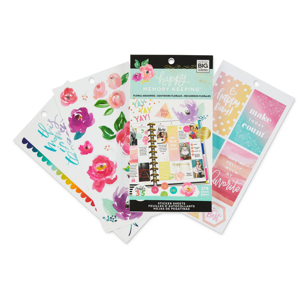 Happy Memory Keeping® Value Pack Stickers - BIG - Floral Memories - Image 2
