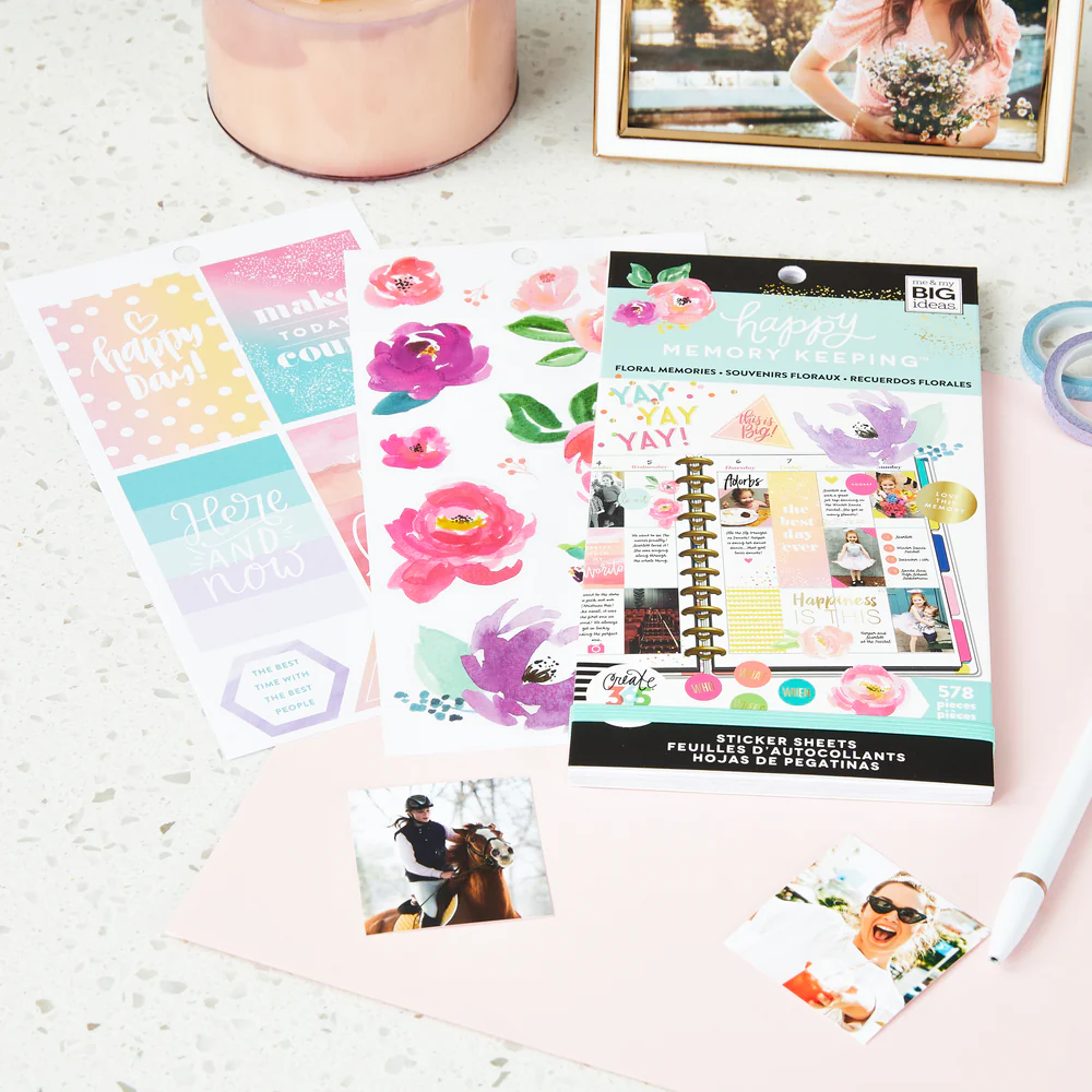 Happy Memory Keeping® Value Pack Stickers - BIG - Floral Memories - Image 3