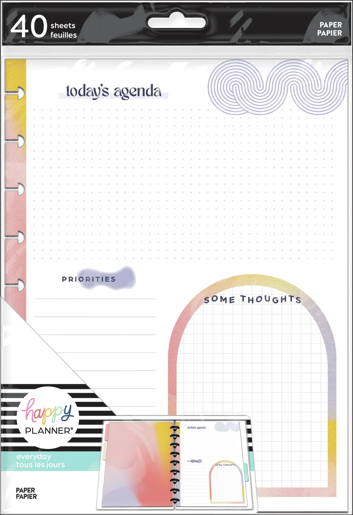 Happy + Mod Today's Agenda Classic Filler Paper - 40 Sheets - Image 5