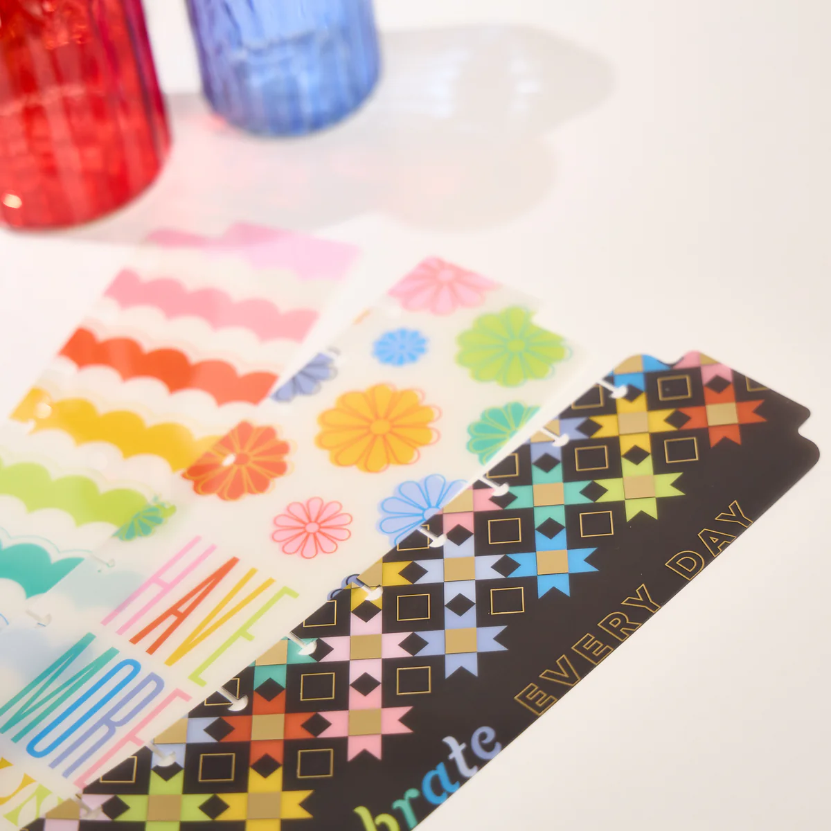 Happy Outlines - Classic Bookmarks - 3 Pack - Image 3