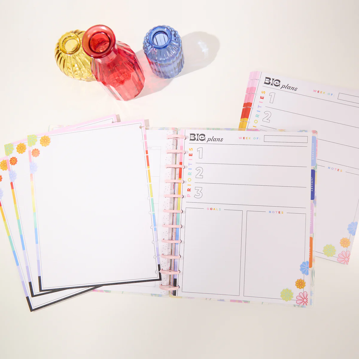 Happy Outlines - Dashboard + Dot Grid Big Filler Paper - 40 Sheets - Image 3