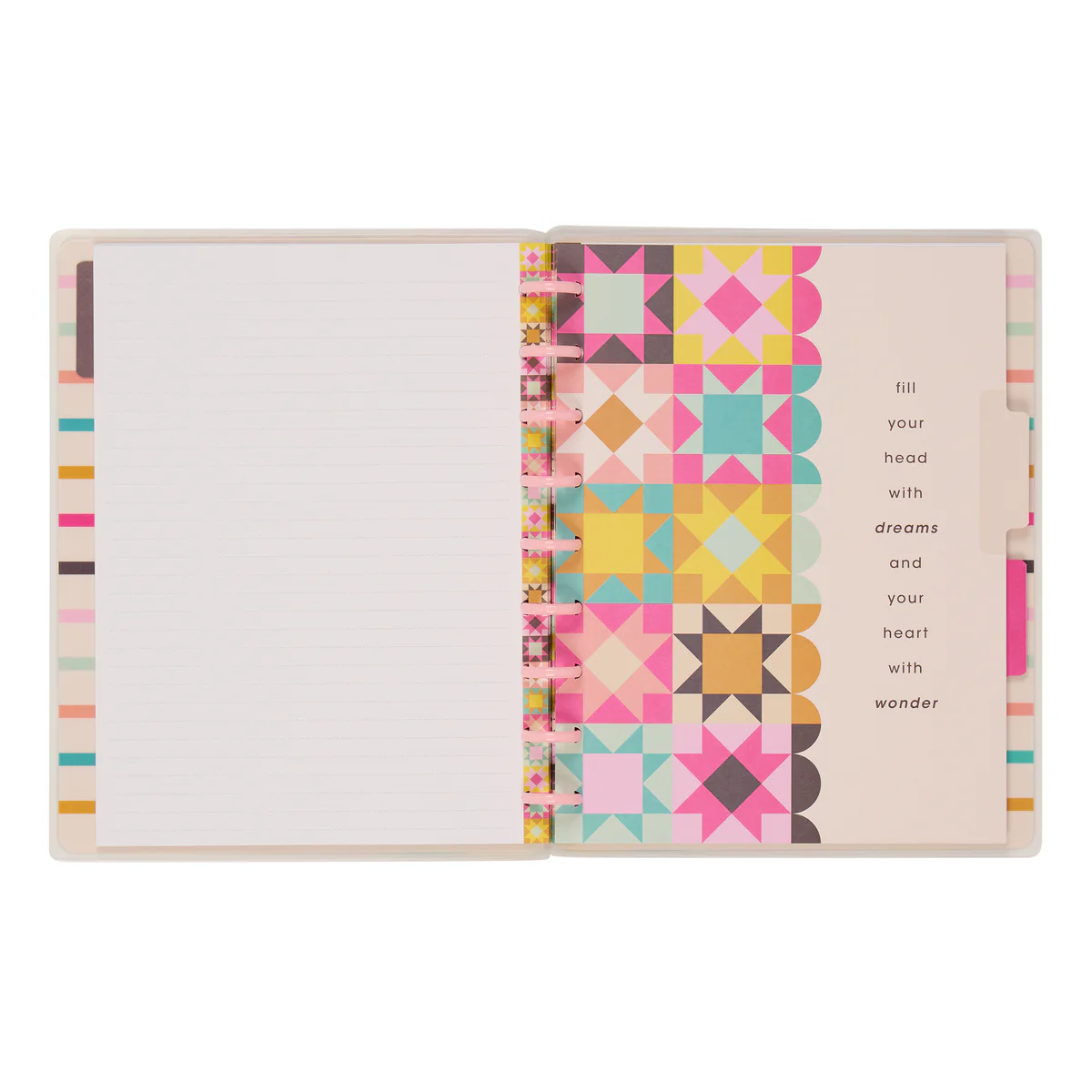 Happy Patchwork - Dotted Lined Classic Notebook - 60 Sheets - Image 7