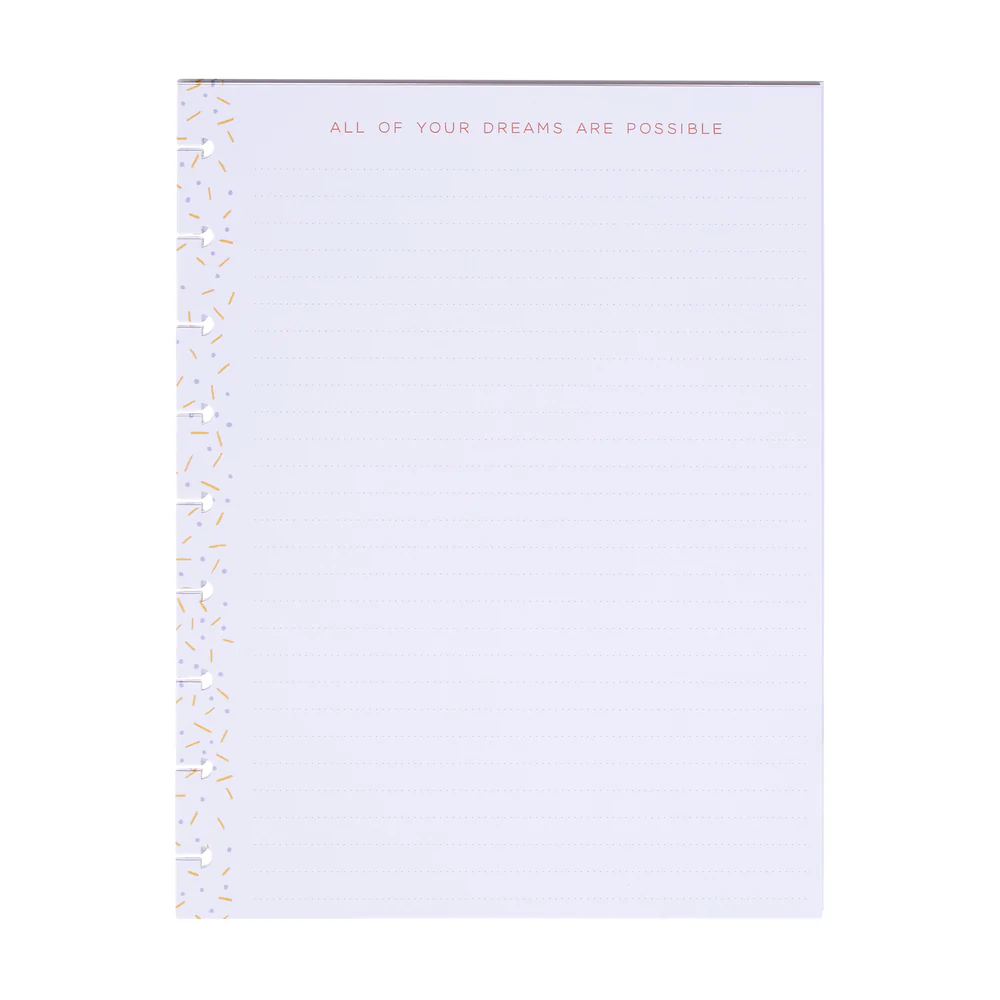 Bug Robbins x Happy Planner Blooming With Pride - Dotted Lined Classic Filler Paper - 40 Sheets - Image 4