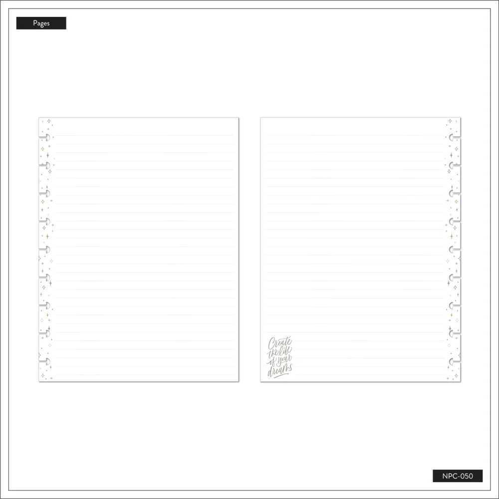 Happy Planner x By Candace Bold & Free - Dotted Lined Classic Notebook - 60 Sheets - Image 7