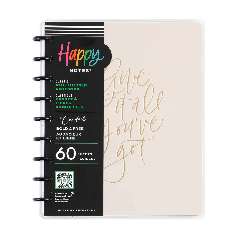 Happy Planner x By Candace Bold & Free - Dotted Lined Classic Notebook - 60 Sheets - Image 9