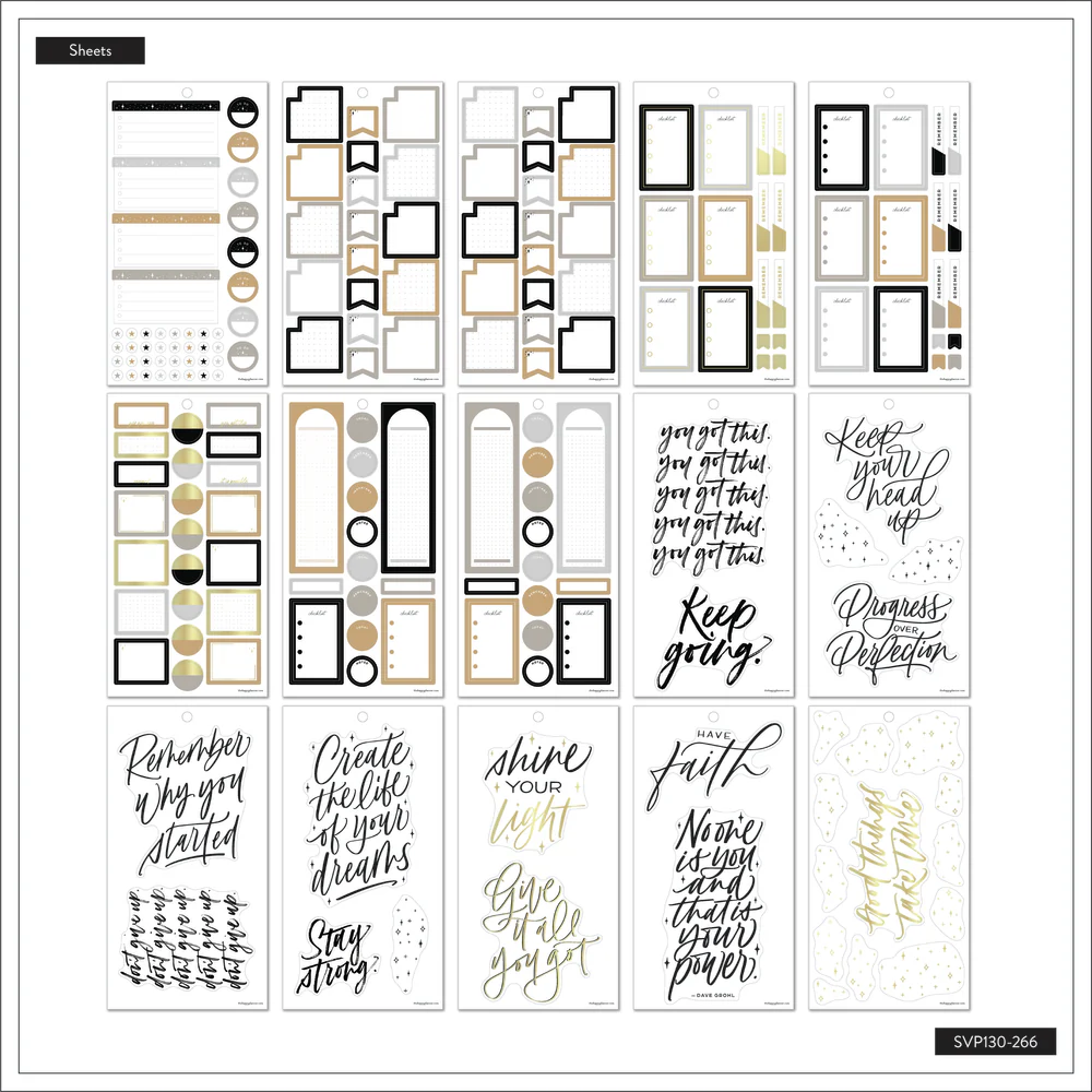 Happy Planner x By Candace Bold & Free - Value Pack Stickers - Image 7