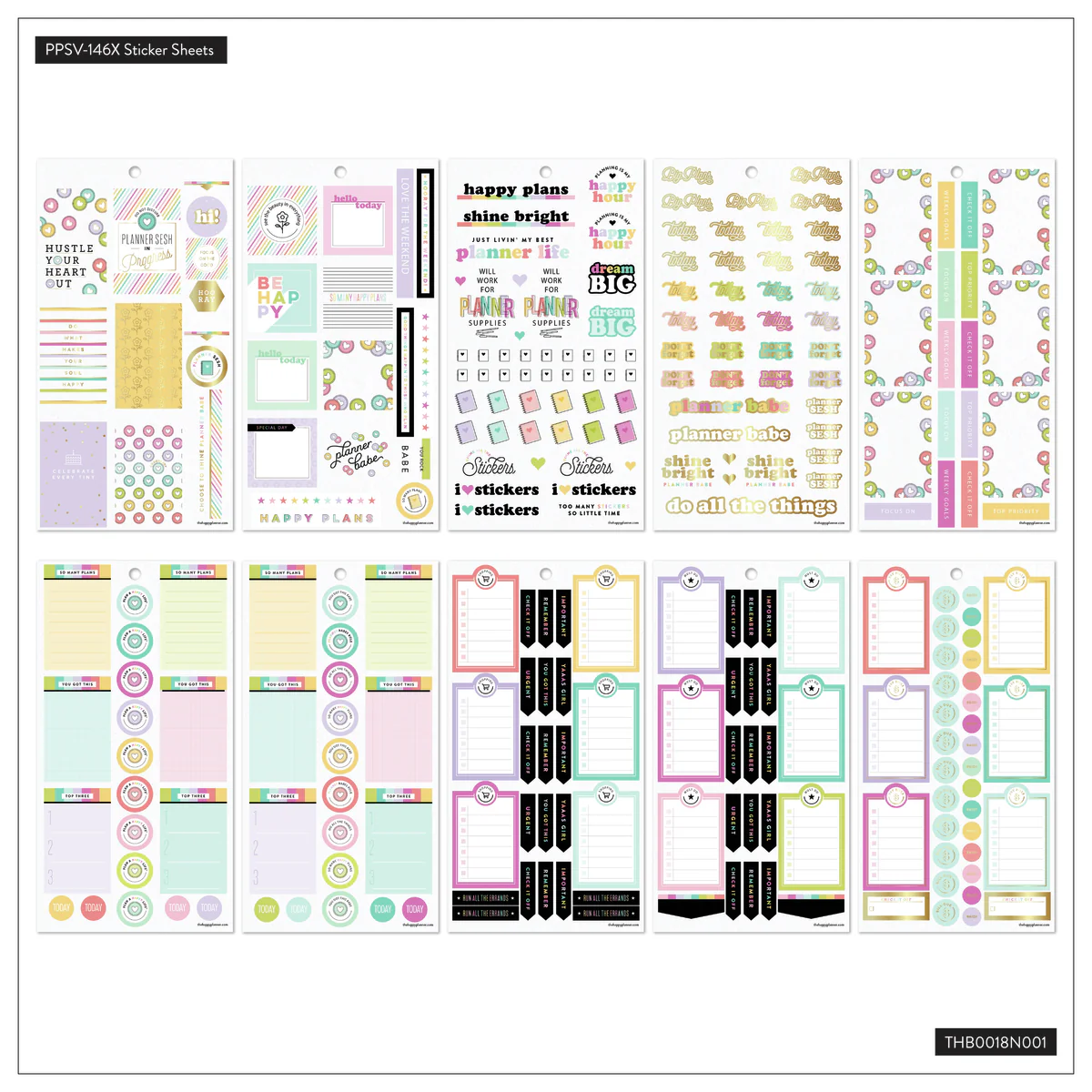 Happy Planner Girl Planner Babe - Value Pack Stickers - Image 6