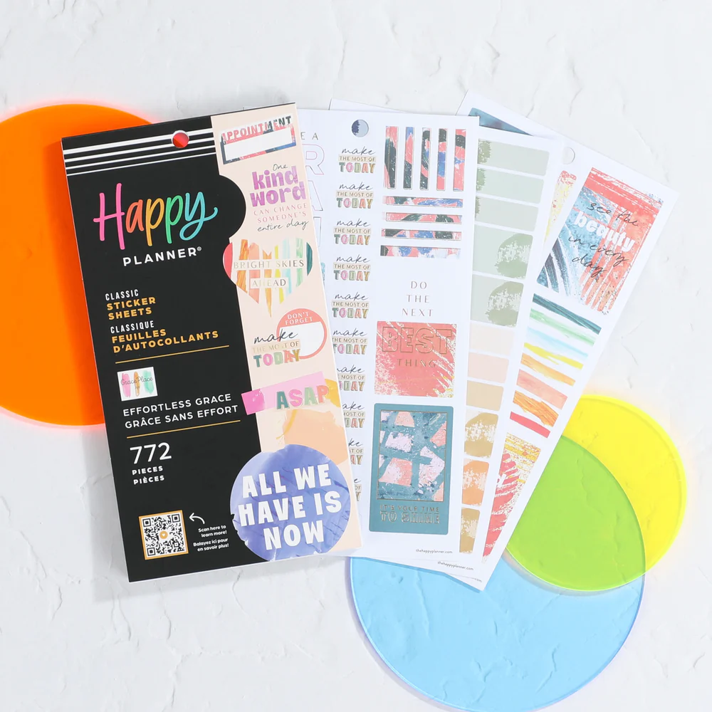 Happy Planner x GracePlace Effortless Grace - Value Pack Stickers - Image 4
