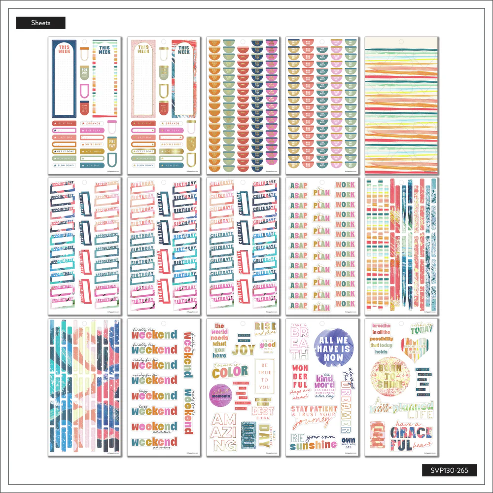 Happy Planner x GracePlace Effortless Grace - Value Pack Stickers - Image 7