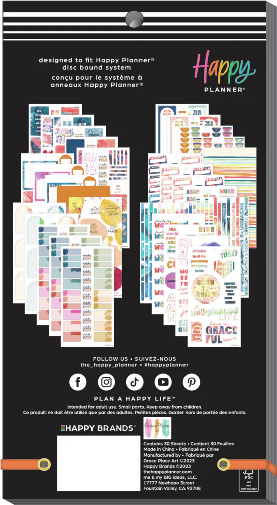 Happy Planner x GracePlace Effortless Grace - Value Pack Stickers - Image 8