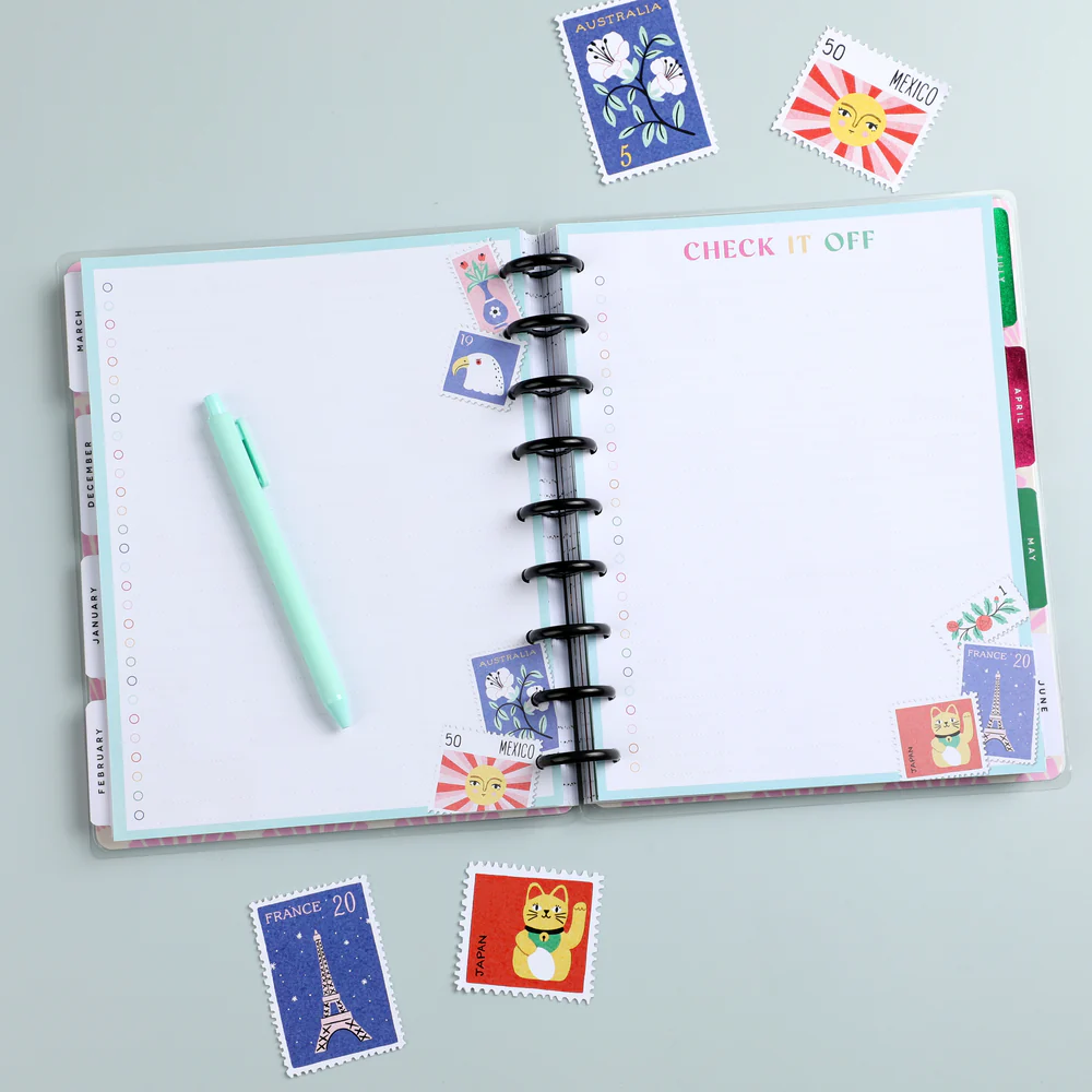 Happy Planner x Tània Garcia Bright Travels - Bullet List Classic Filler Paper - 40 Sheets - Image 2