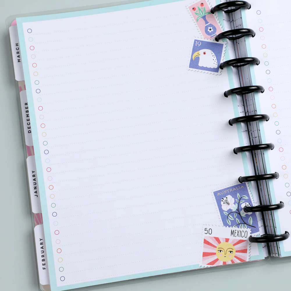 Happy Planner x Tània Garcia Bright Travels - Bullet List Classic Filler Paper - 40 Sheets - Image 4