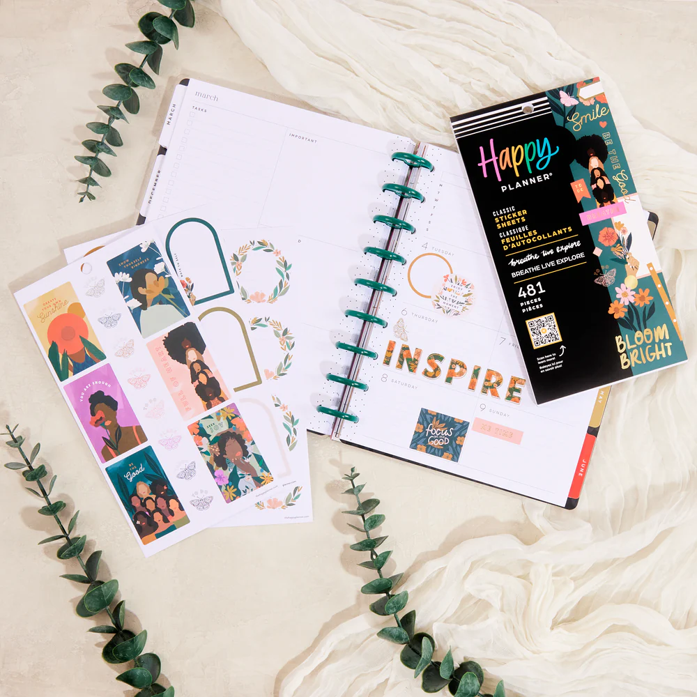 Happy Planner x Breathe Live Explore - Value Pack Stickers - Image 2