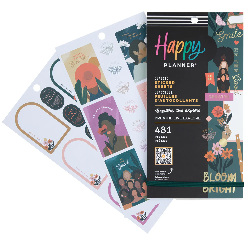 Happy Planner x Breathe Live Explore - Value Pack Stickers - Image 7