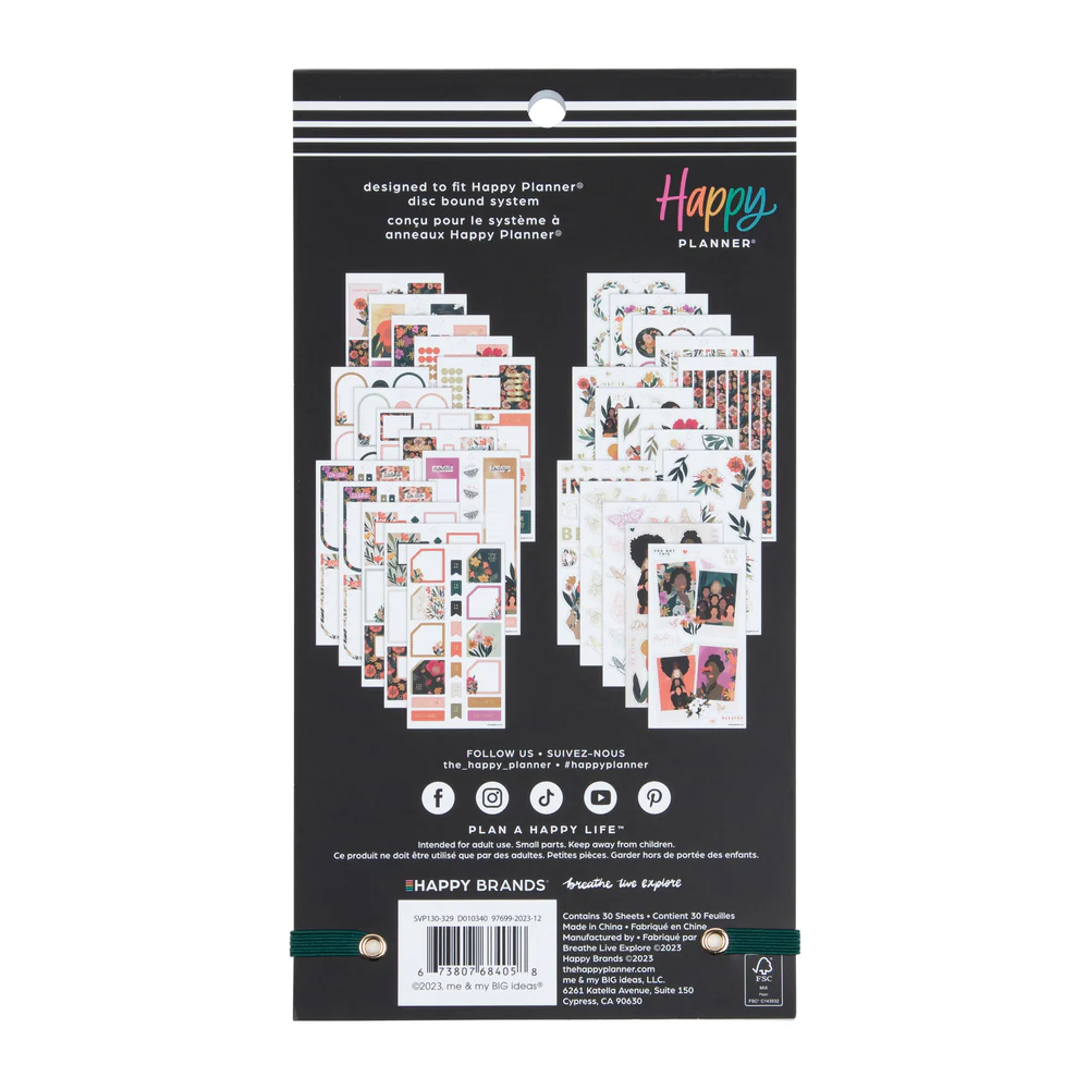 Happy Planner x Breathe Live Explore - Value Pack Stickers - Image 8