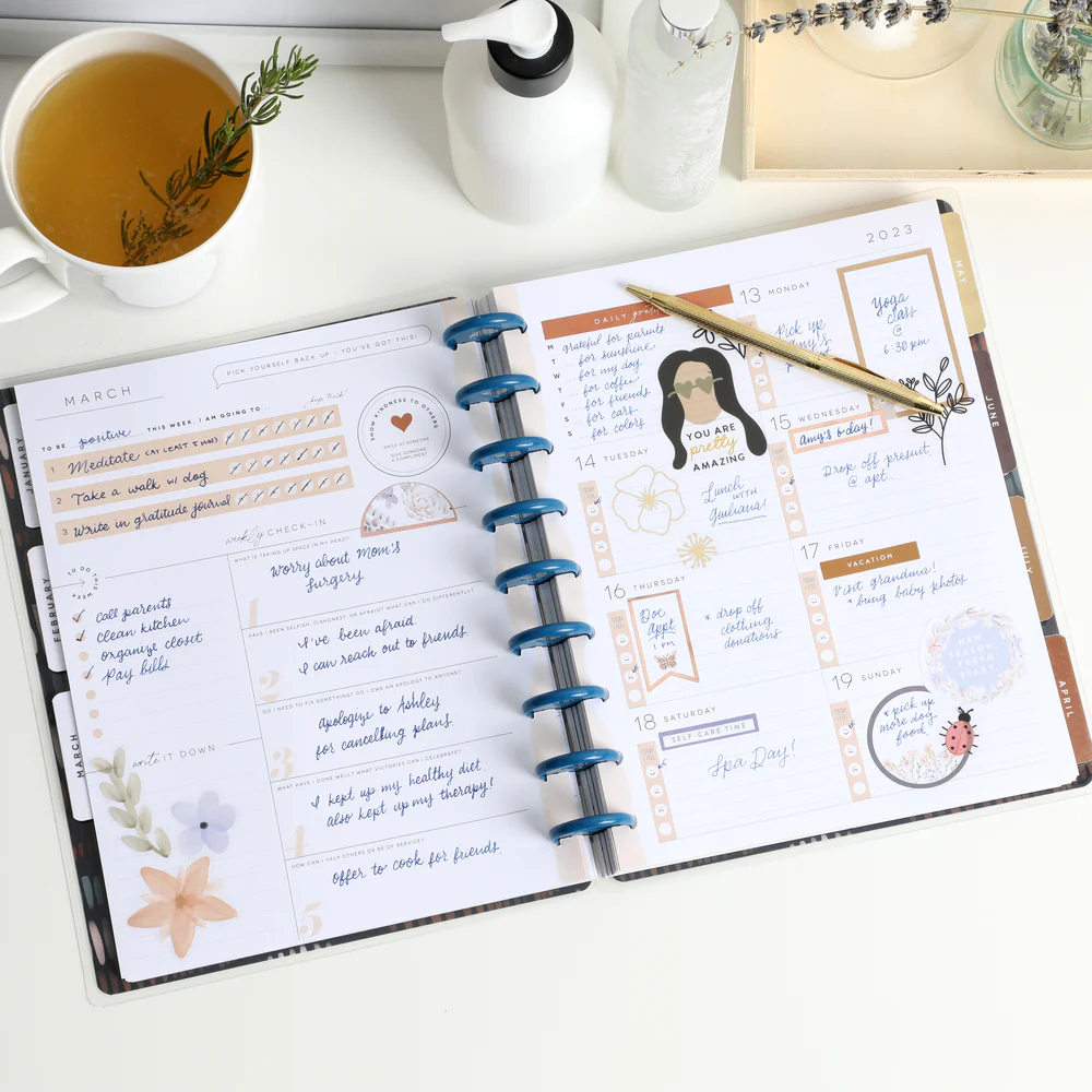 Happy Planner x Zaewild Value Pack Stickers - Painted Blossoms - Image 6