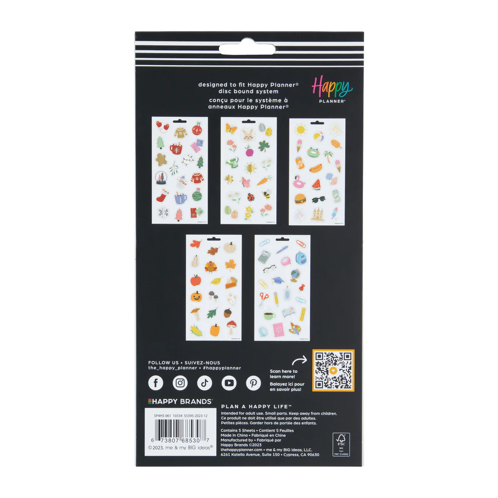 Happy Seasons - 5 Sticker Sheets - Image 6