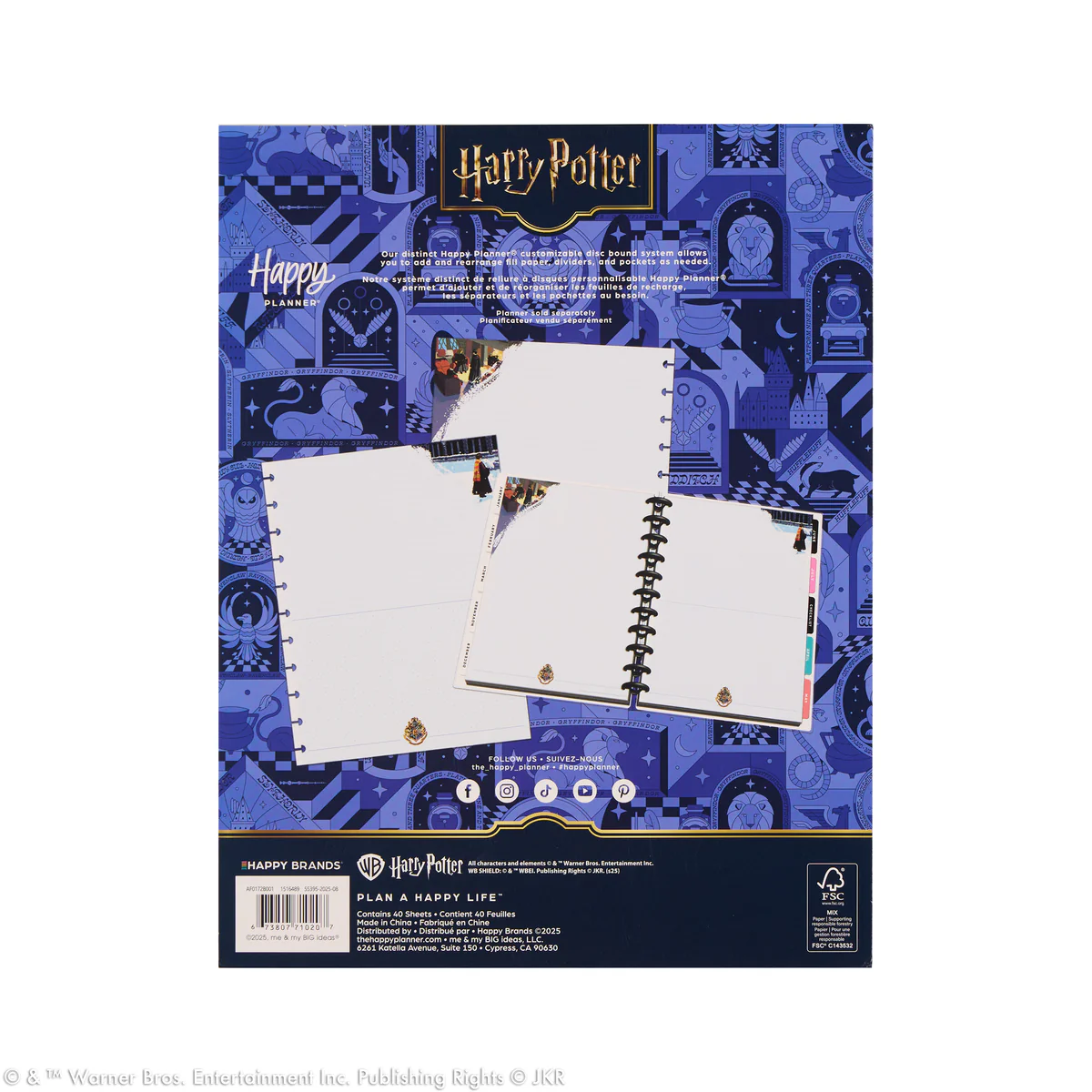Harry Potter Enchanted Grounds - Dashboard Big Filler Paper - 40 Sheets - Image 10