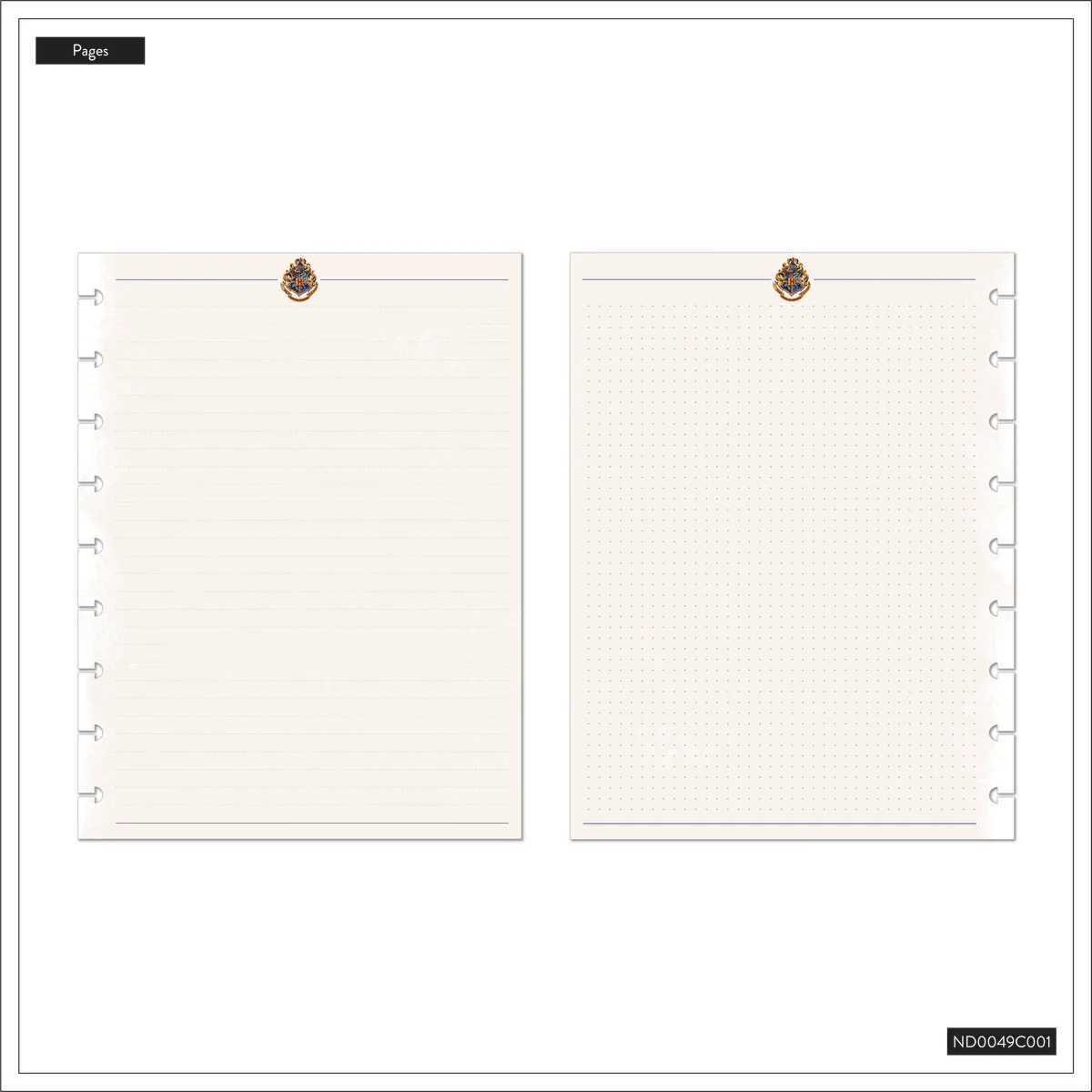 Harry Potter Enchanted Grounds - Dotted Lined+ Dot Grid Classic Notebook - 60 Sheets - Image 13