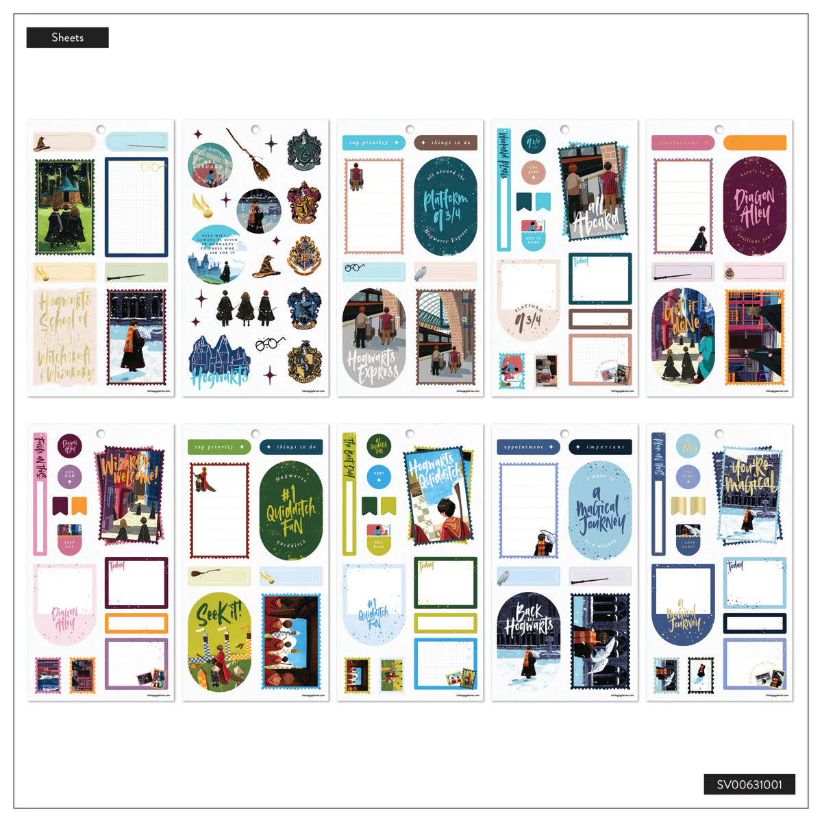 Harry Potter Enchanted Grounds - Value Pack Stickers - Big - Image 11