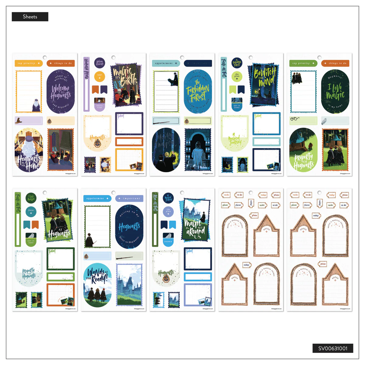 Harry Potter Enchanted Grounds - Value Pack Stickers - Big - Image 12