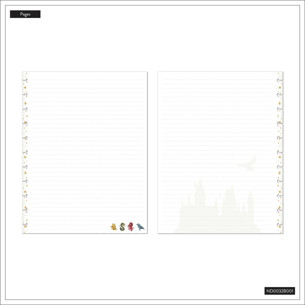 Harry Potter Student - Dotted Lined Big Notebook - 60 Sheets - Image 11