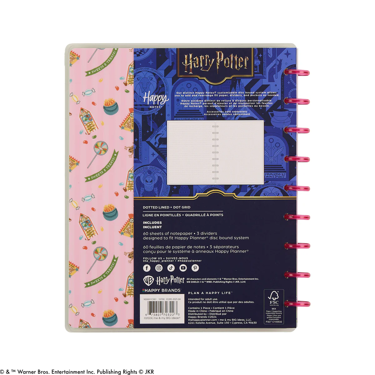 Harry Potter Student - Dotted Lined + Dot Grid Classic Notebook - 60 Sheets - Image 15