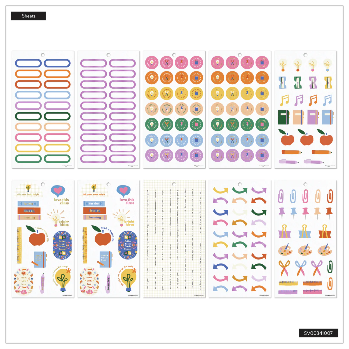 Heart Work Teacher - Value Pack Stickers - Big - Image 10