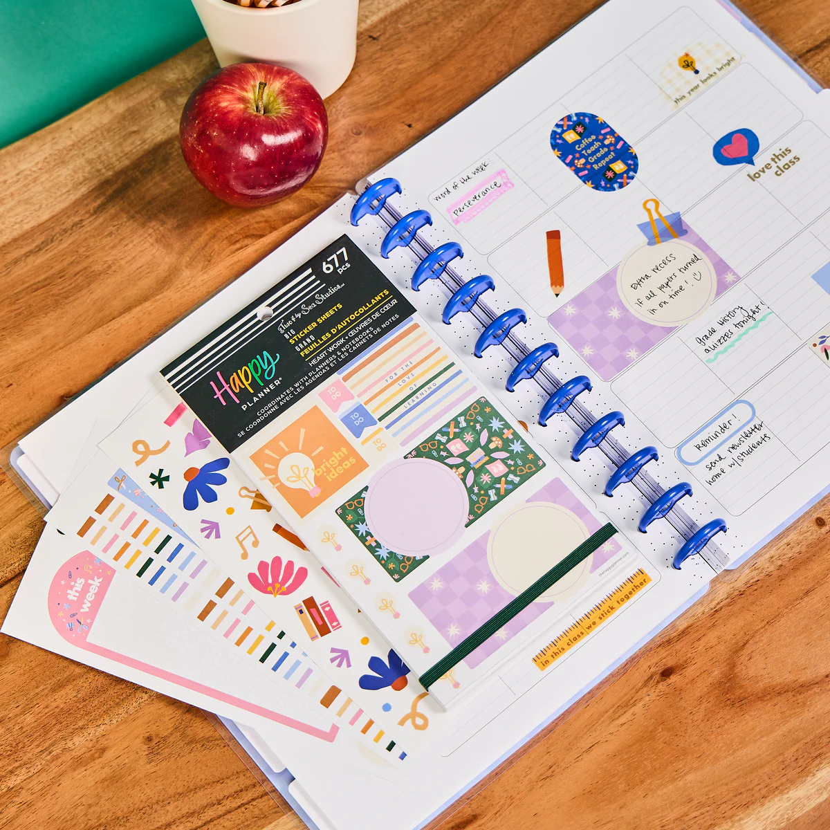 Heart Work Teacher - Value Pack Stickers - Big - Image 2