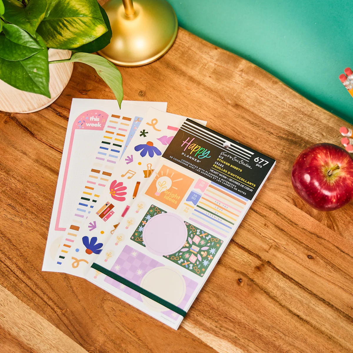 Heart Work Teacher - Value Pack Stickers - Big - Image 4