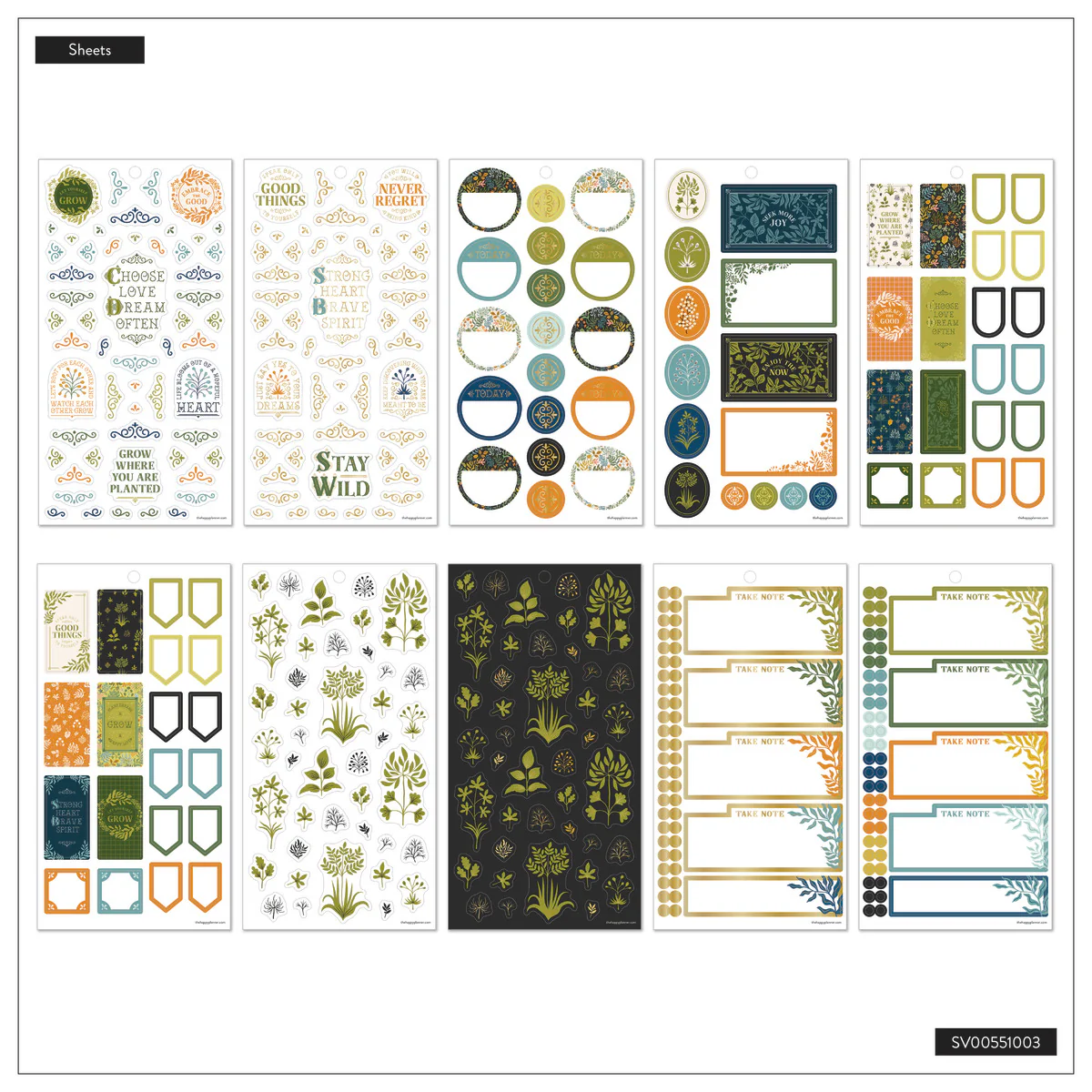 Herbarium - Value Pack Stickers - Mini - Image 10