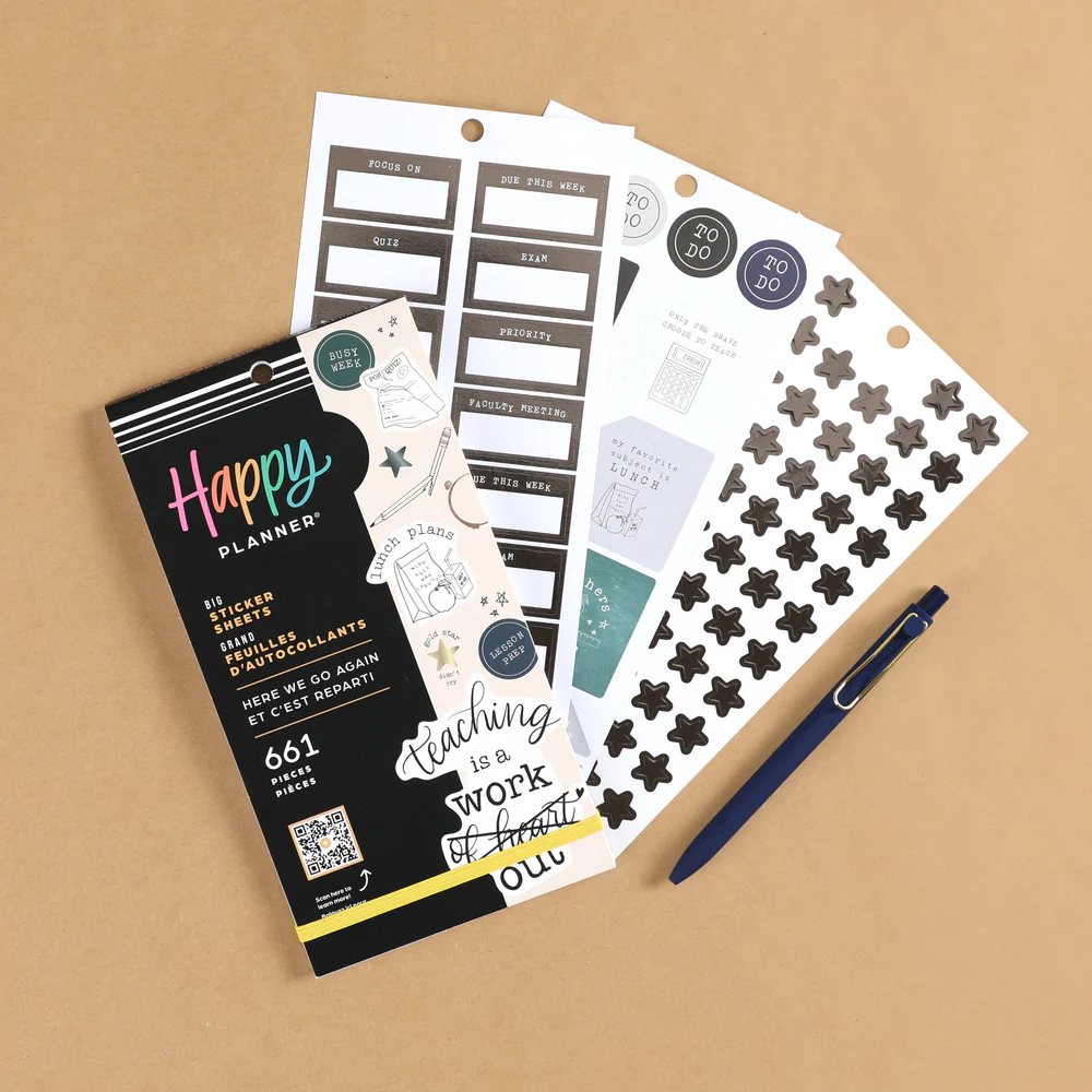 Here We Go Again Teacher - Value Pack Stickers - Big - Image 4